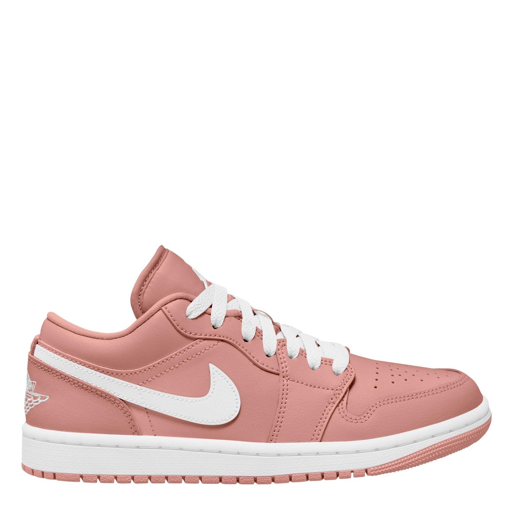 Pink/White - Air Jordan - Air Jor 1 Low Ld64 - 1