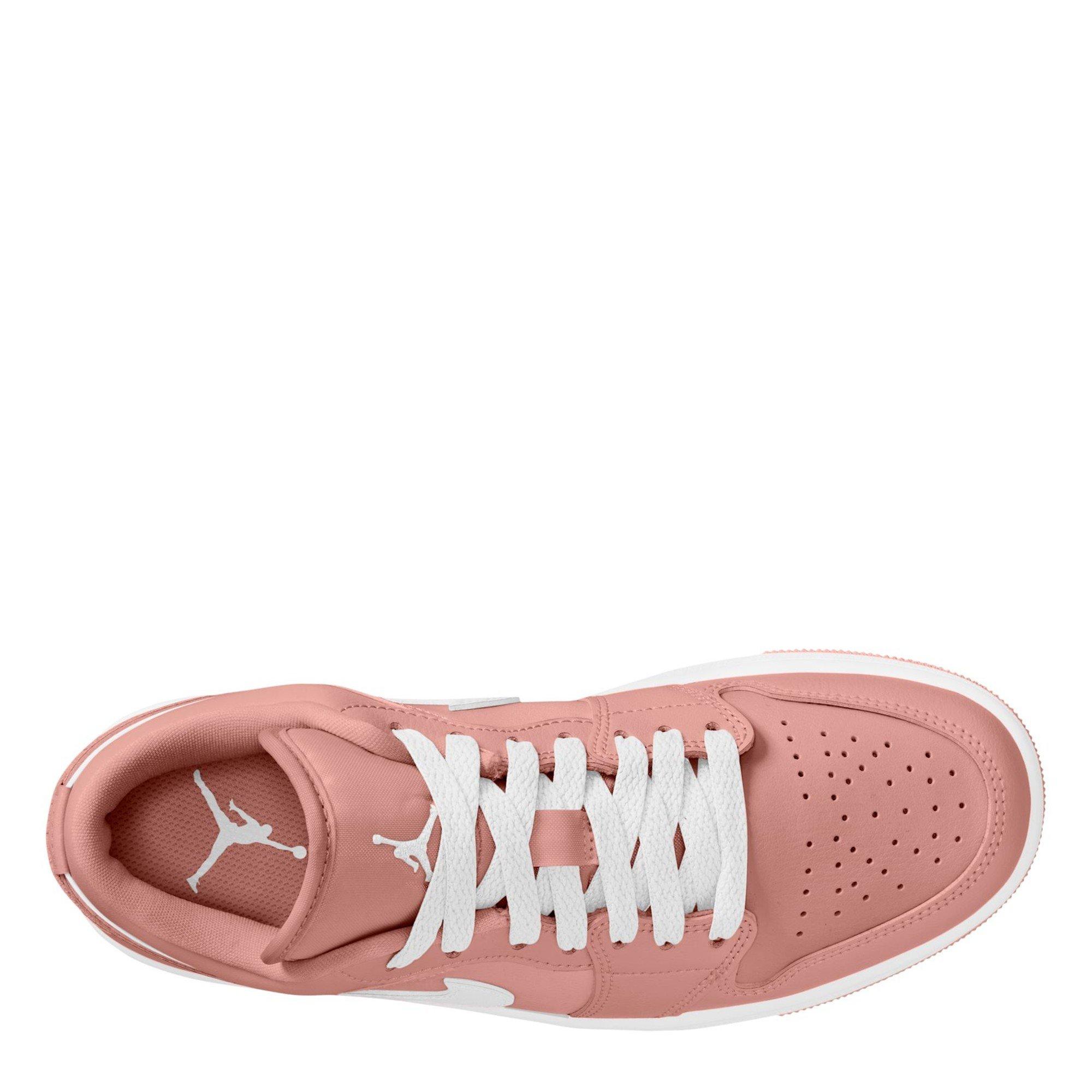 Pink/White - Air Jordan - Air Jor 1 Low Ld64 - 4