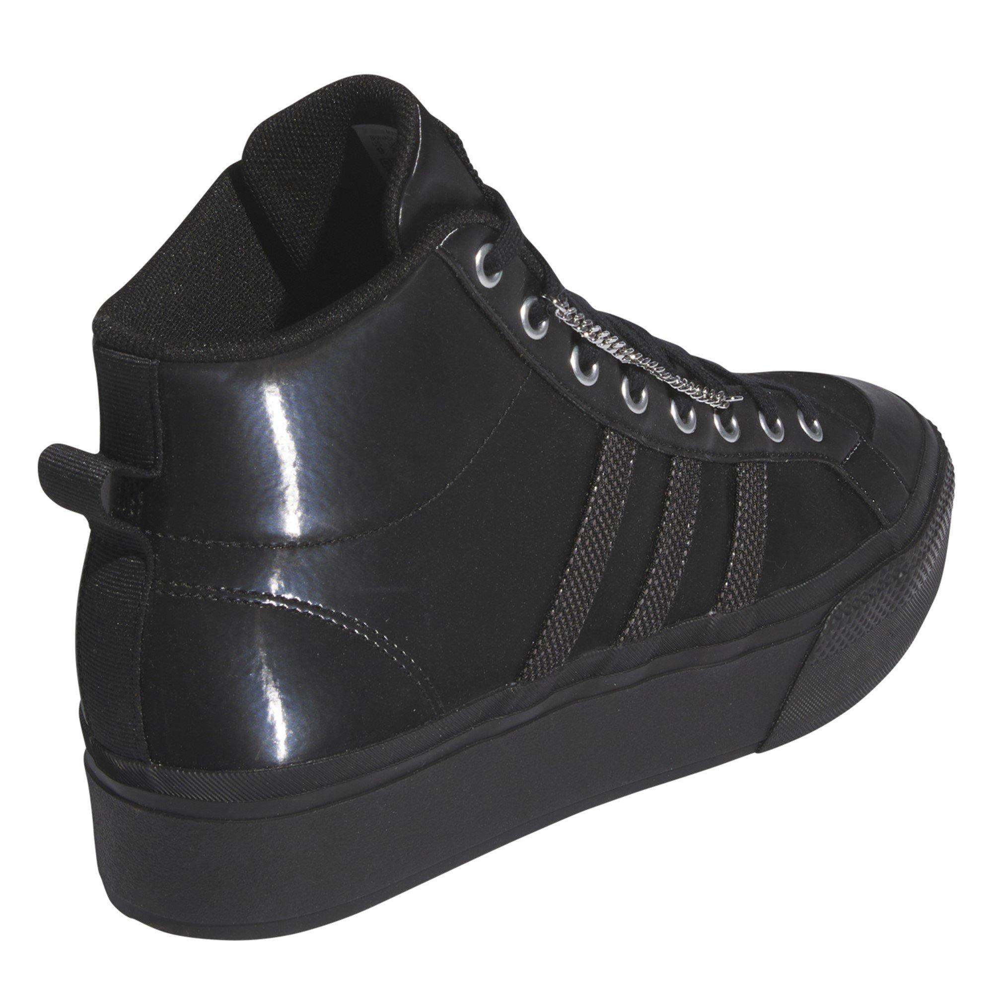 Black/Charcoal - adidas - Bravada 2.0 Mid Platform High-Top Trainers Womens - 4