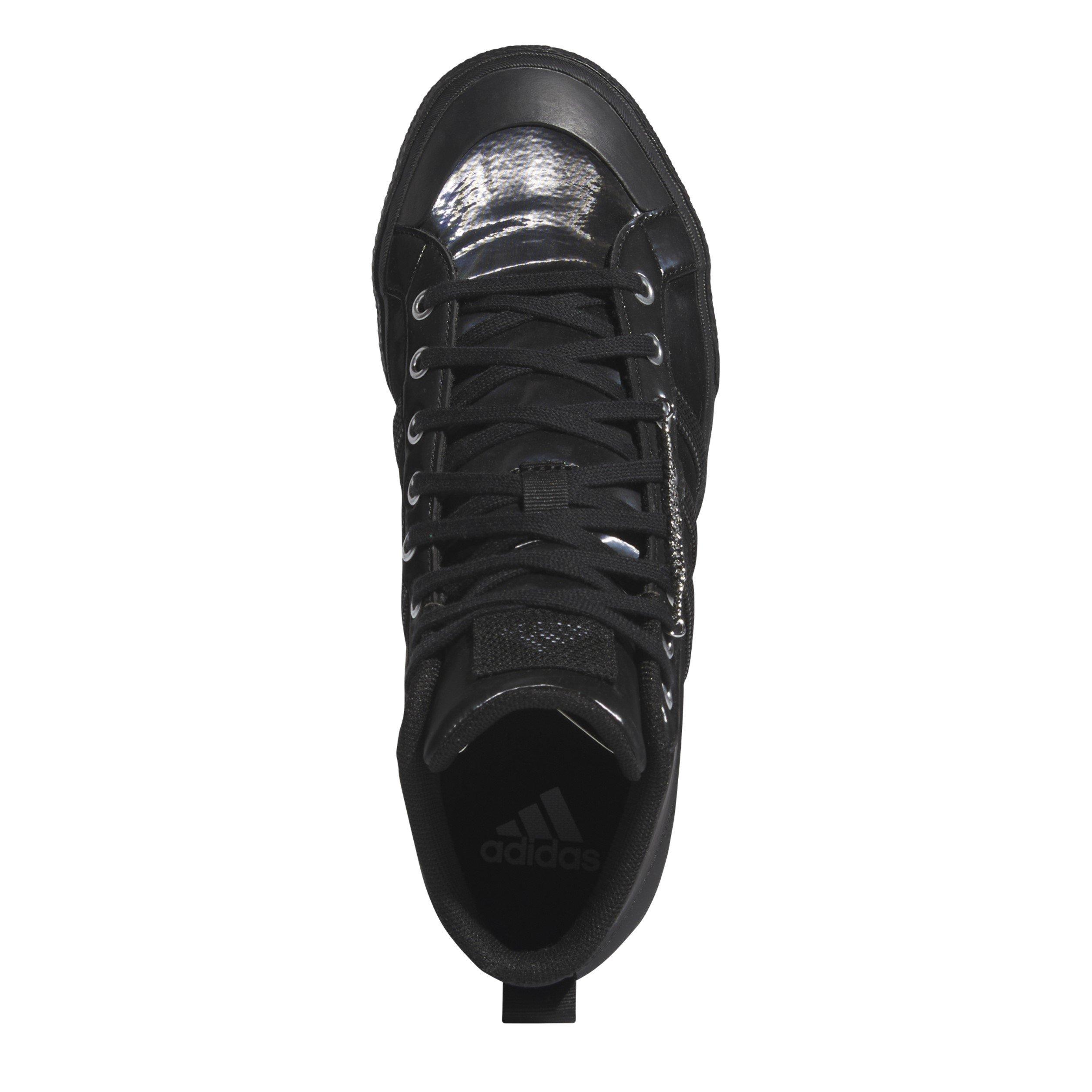 Black/Charcoal - adidas - Bravada 2.0 Mid Platform High-Top Trainers Womens - 5