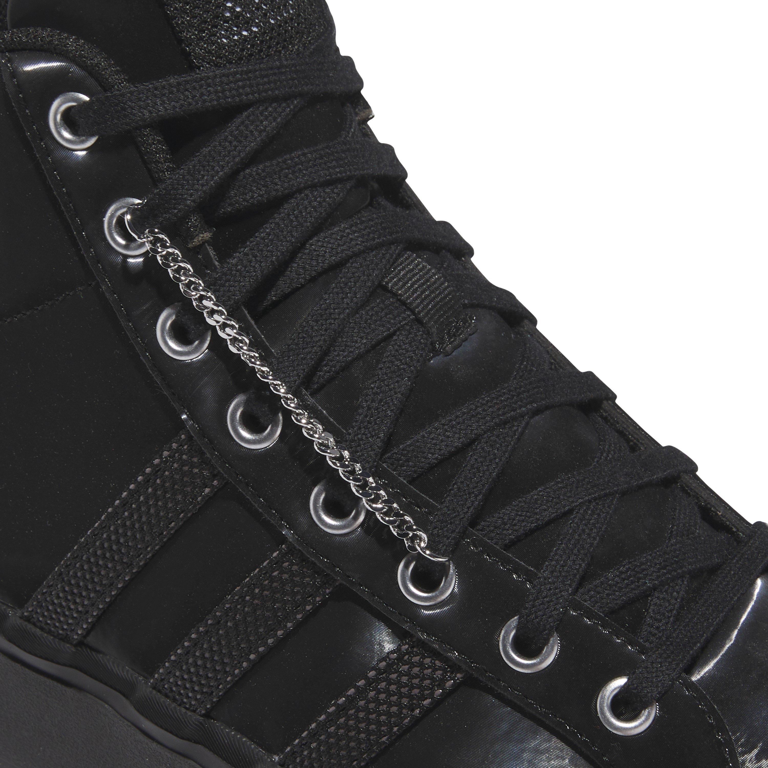 Black/Charcoal - adidas - Bravada 2.0 Mid Platform High-Top Trainers Womens - 7