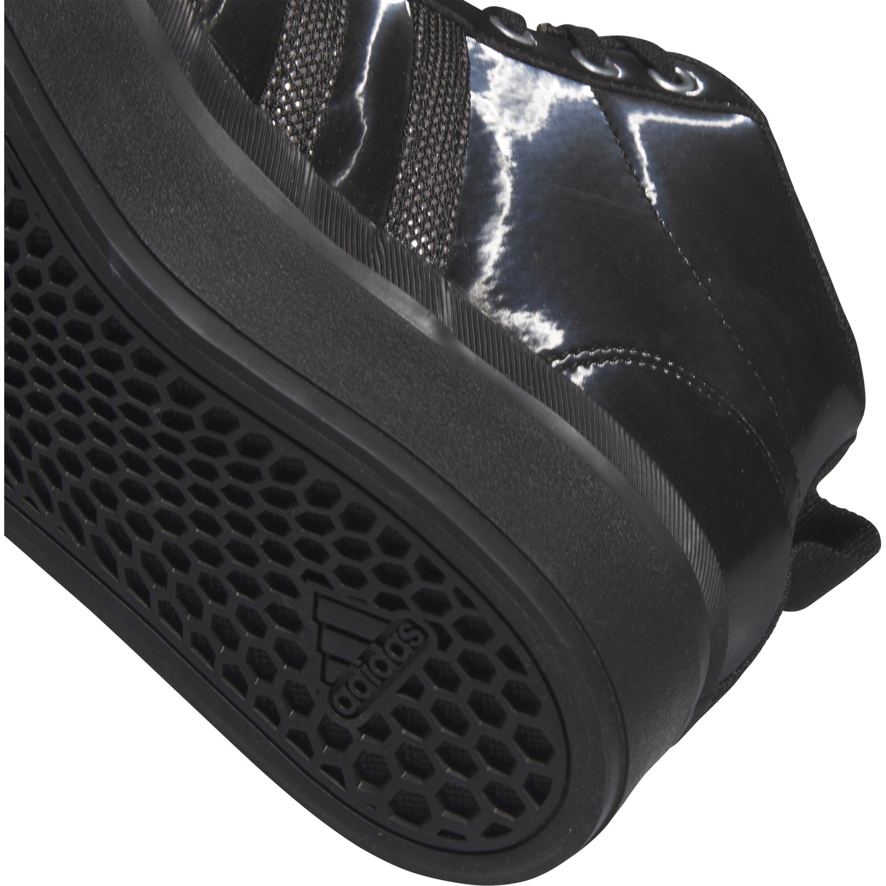 Black/Charcoal - adidas - Bravada 2.0 Mid Platform High-Top Trainers Womens - 8