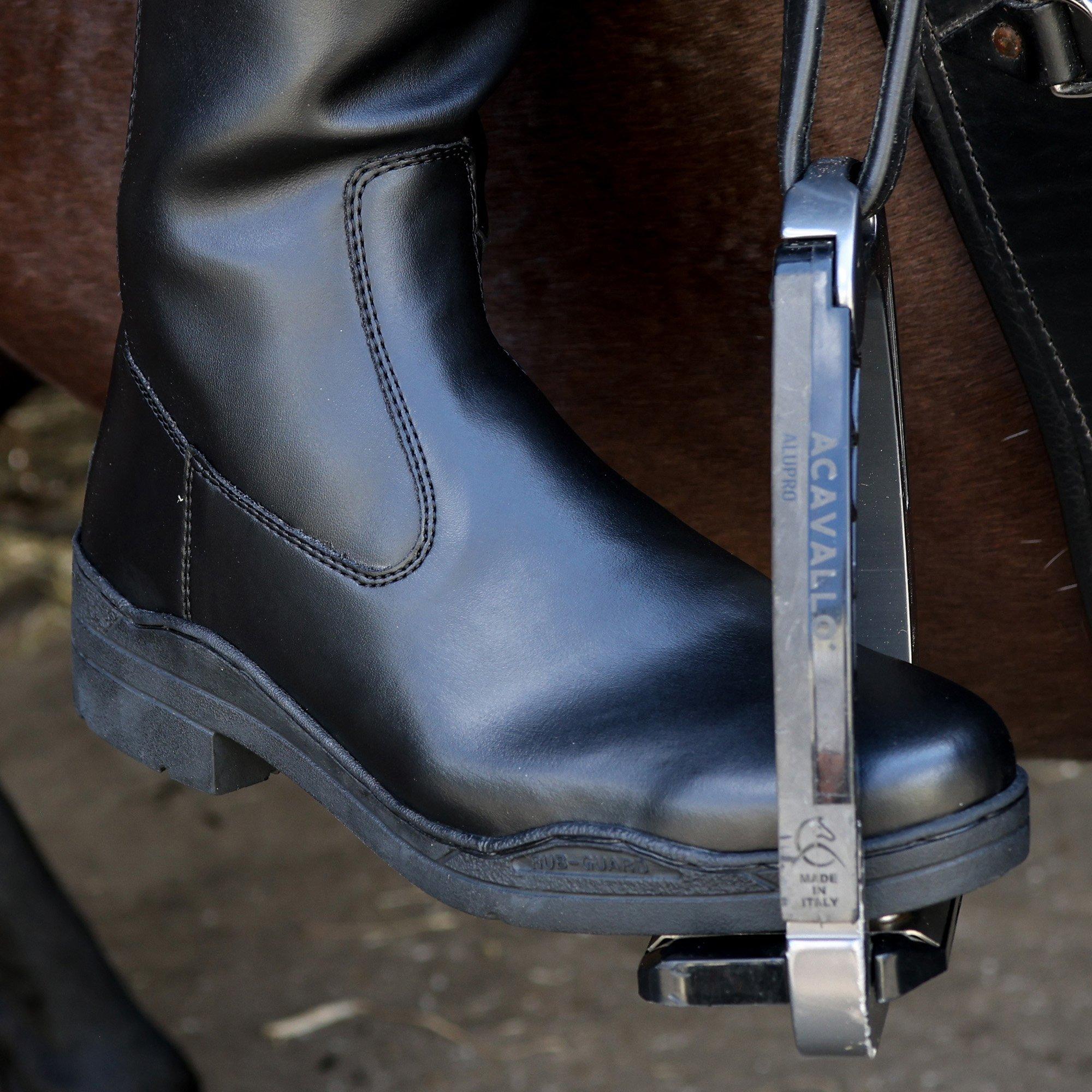 Nero - Brogini - Modena Long Riding Boots - 8