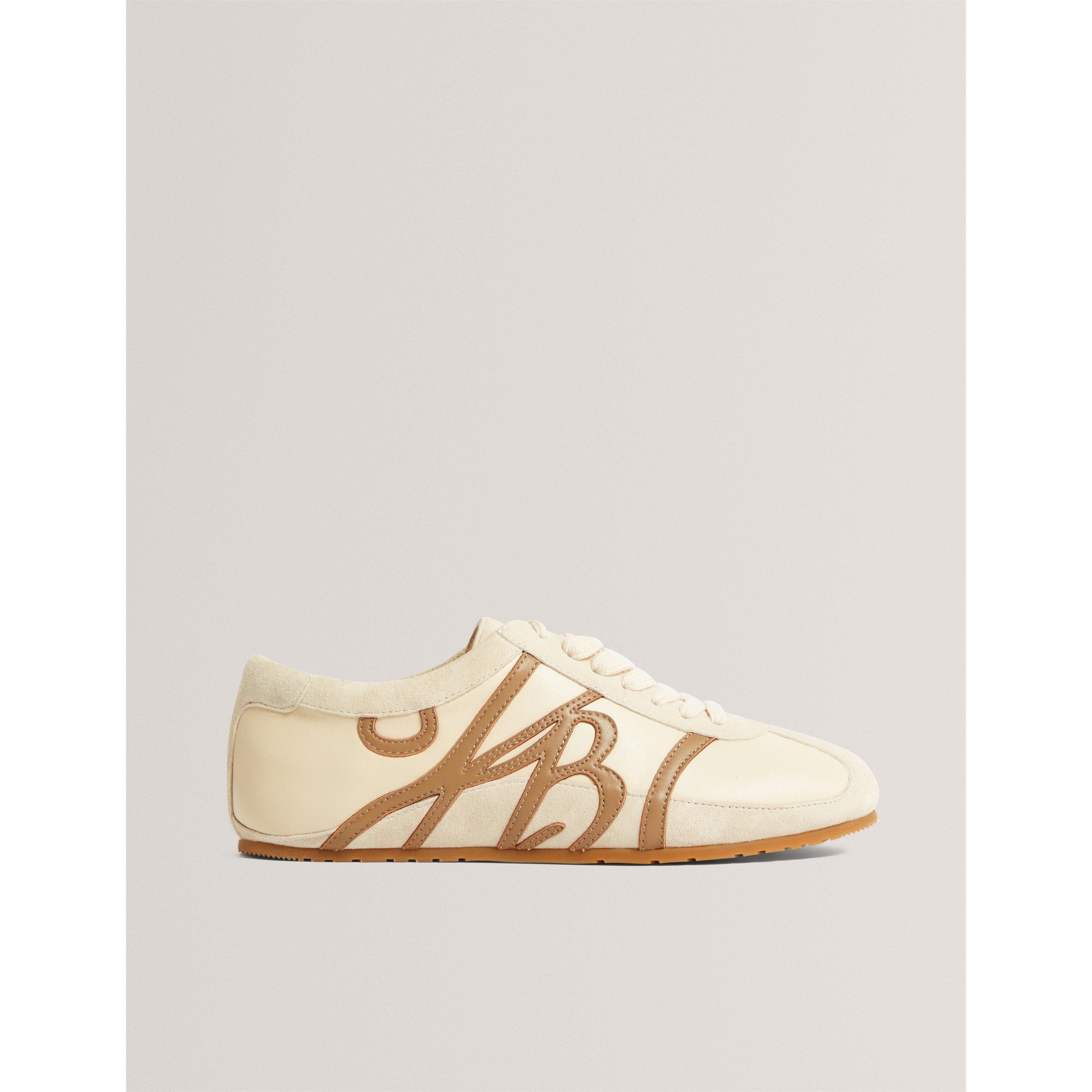 Ivory - Ted Baker - Ted Baker Womens Script Trainer - 1