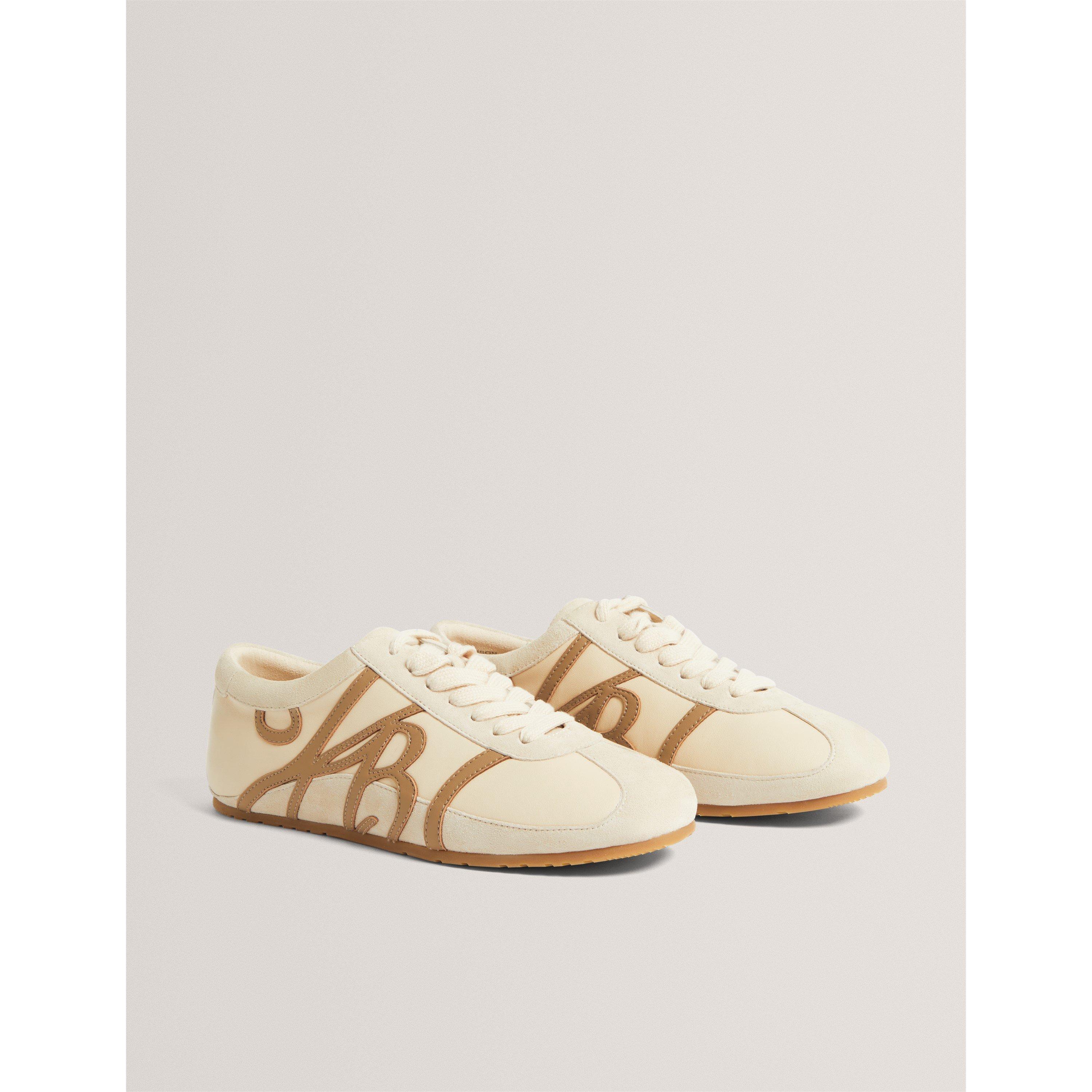 Ivory - Ted Baker - Ted Baker Womens Script Trainer - 3