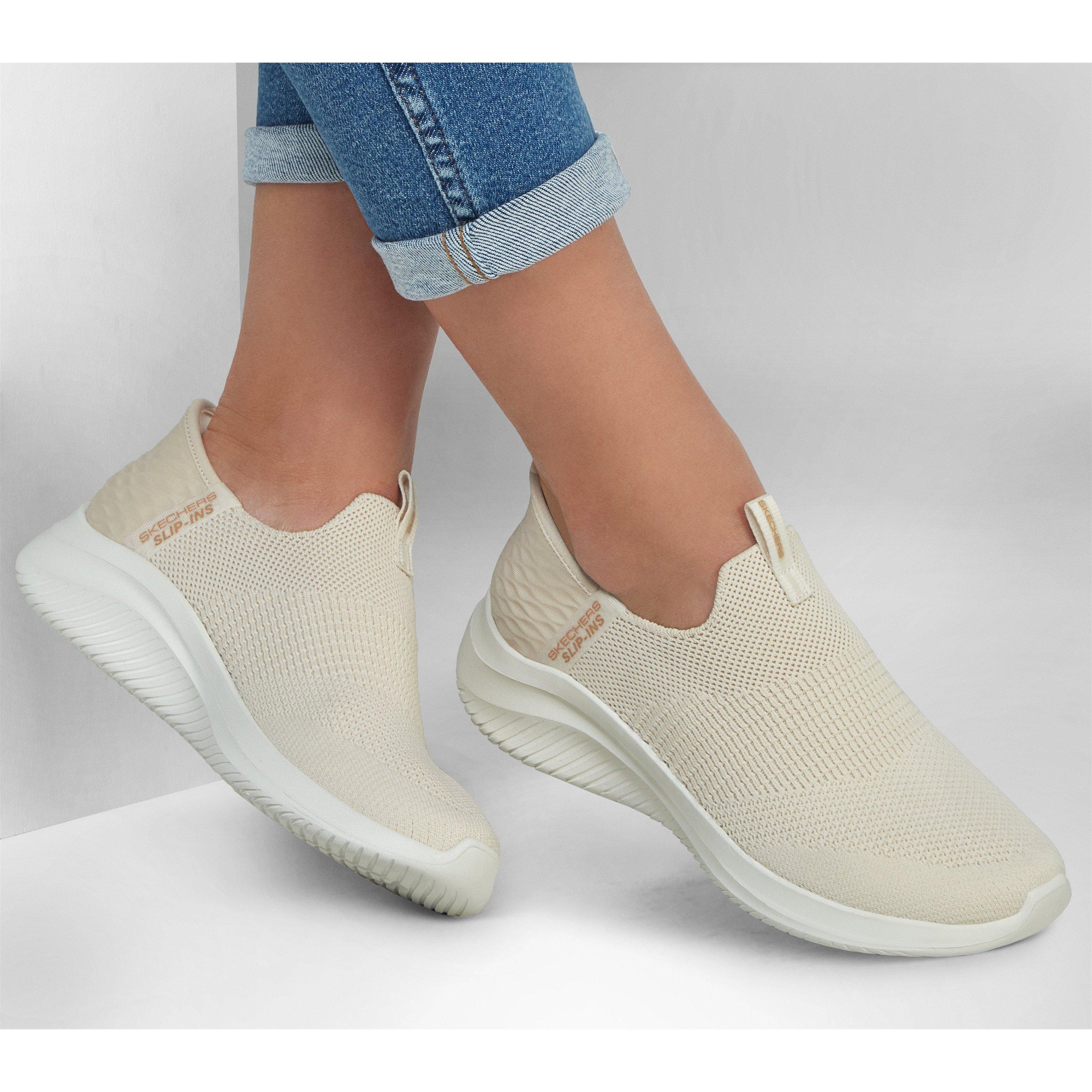 Natural - Skechers - Slip-ins: Ultra Flex 3.0 - Cozy Streak - 3