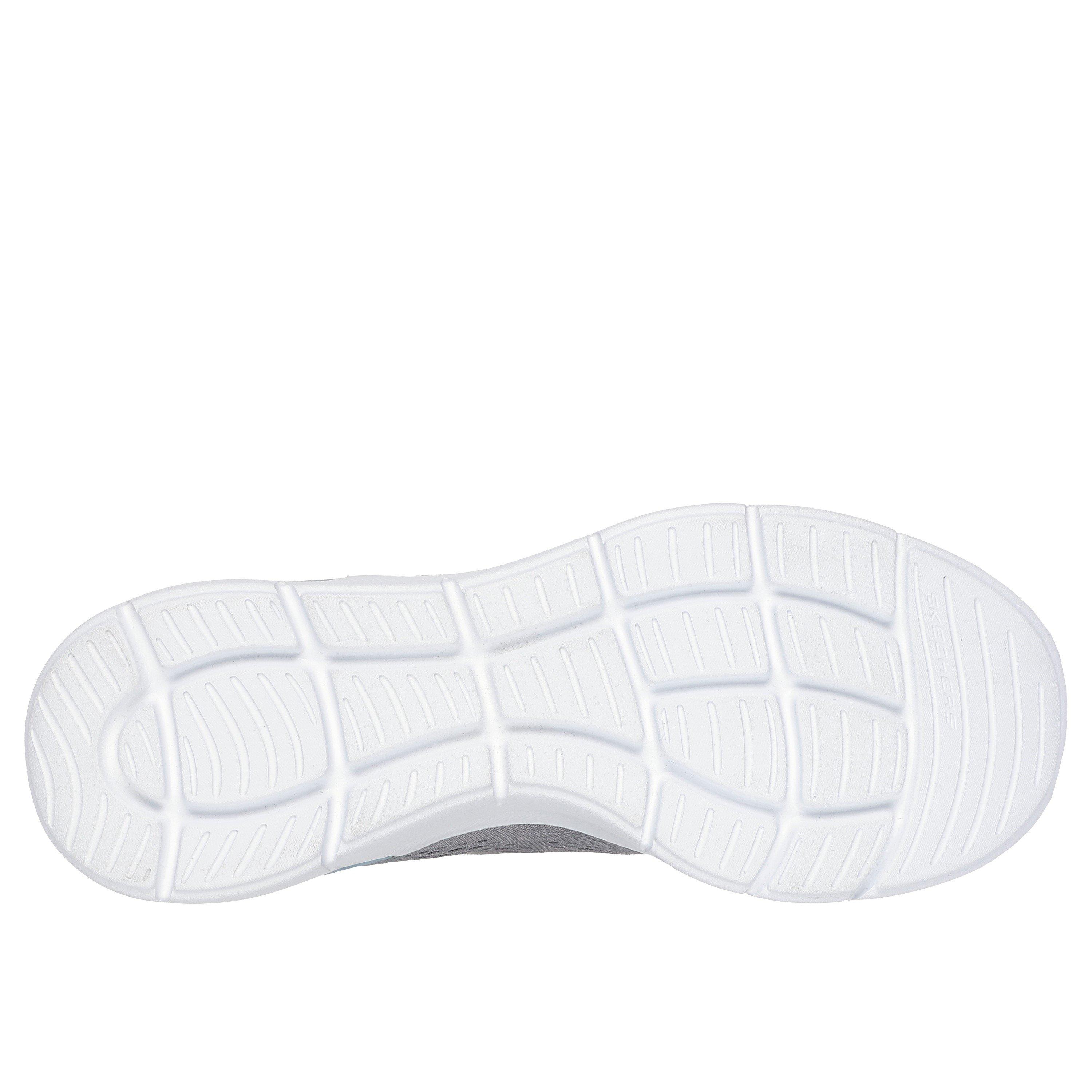 Grau/Blau - Skechers - Engineered Mesh Lace-Up Low-Top Trainers - 4