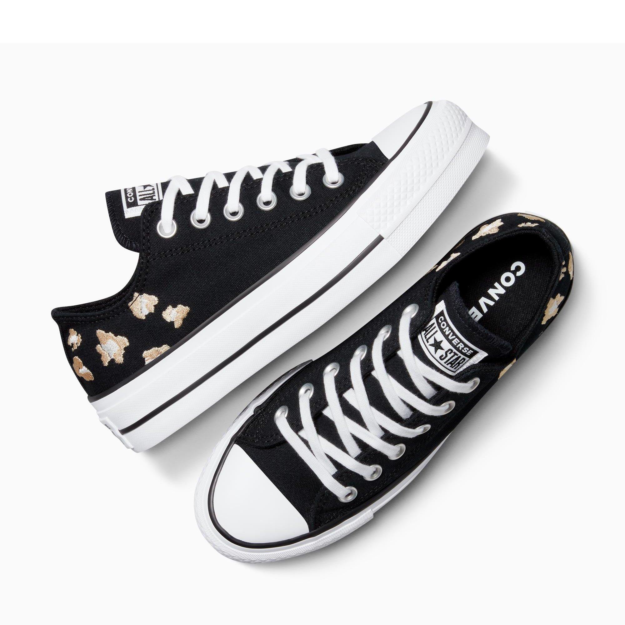001-Black/Coa - Converse - Women's Chuck Taylor All Star Lif Low-Top Trainers - 6