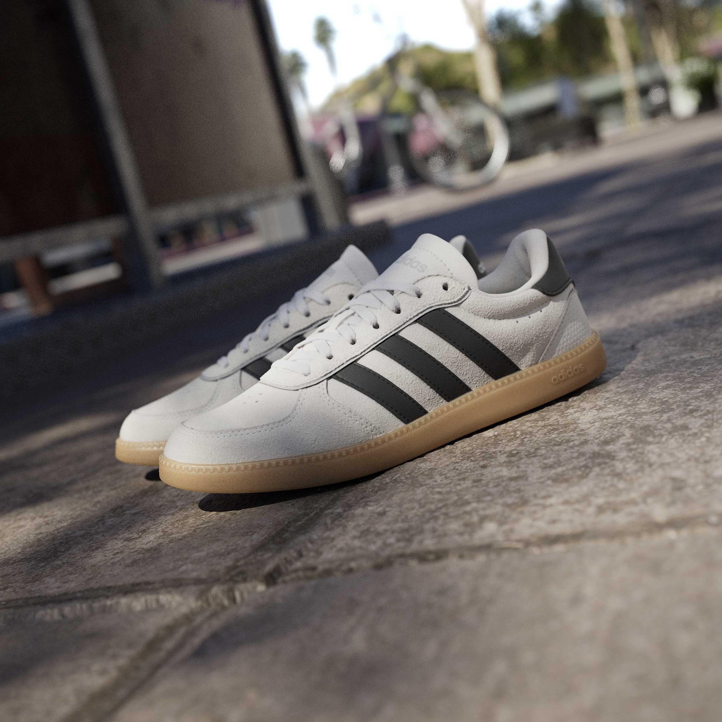 Grey/Core Black - adidas - Breaknet Sleek Womens Shoes - 15