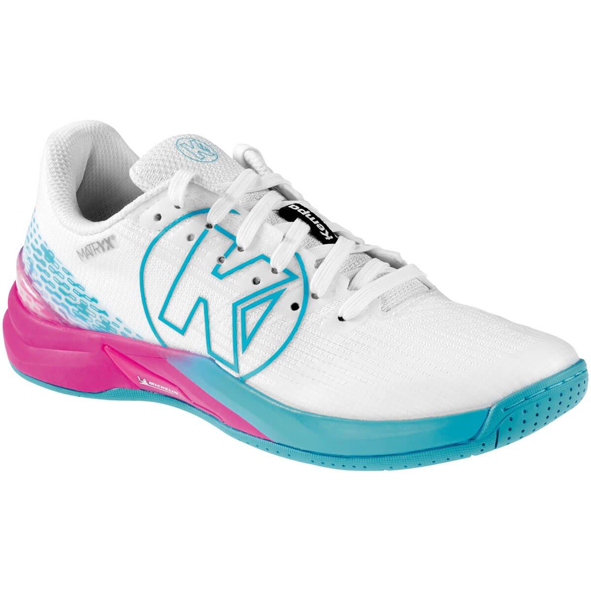 Kempa Women's Attack Pro 2.0 - White/Aqua - 9.5 (42.5)