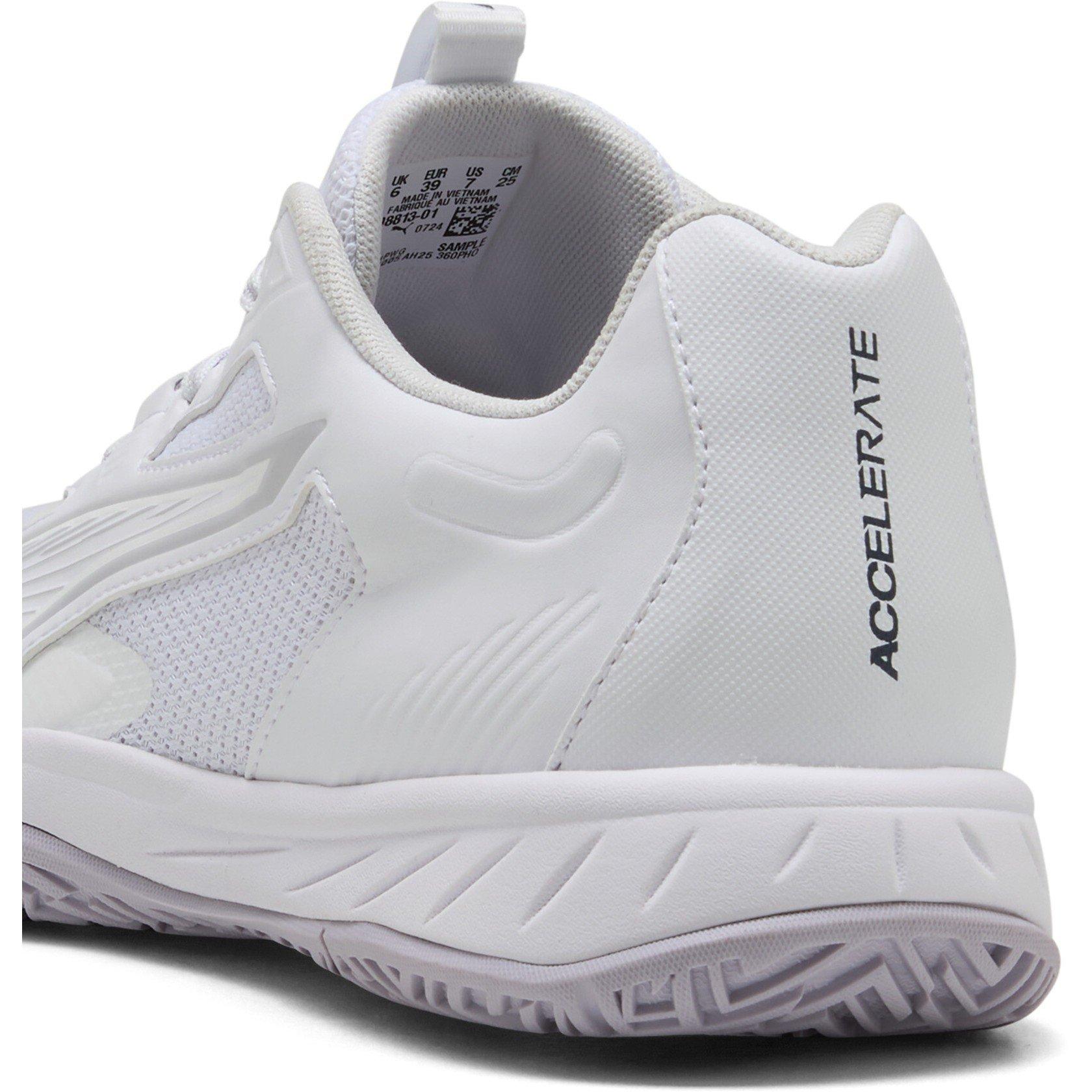 Weiß-Lila - Puma - Women's Accelerate Pro W+ 4 Game On Handball Trainers - 5