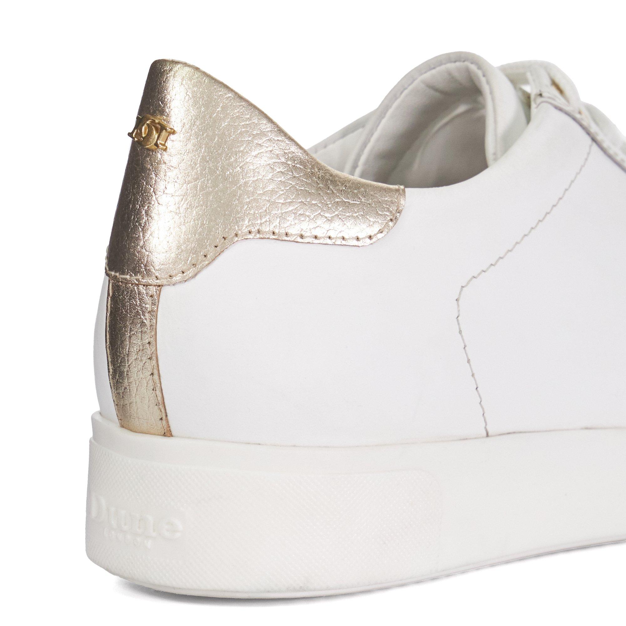 White Red - Dune London - Women's Edriss Low-Top Trainers - 3