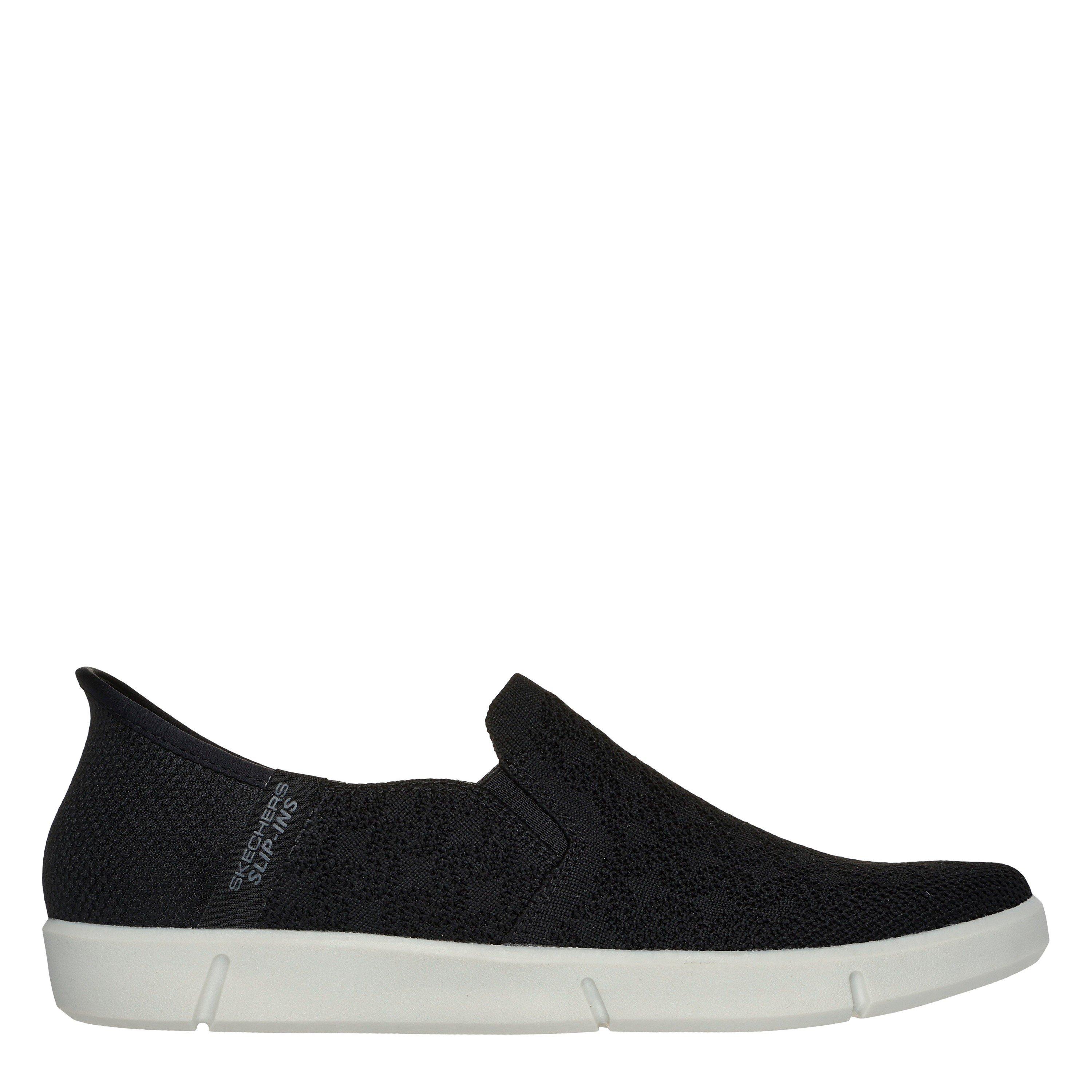 Skechers Women's Breezest Slip On Trainers - Black - 4.5 (37.5)