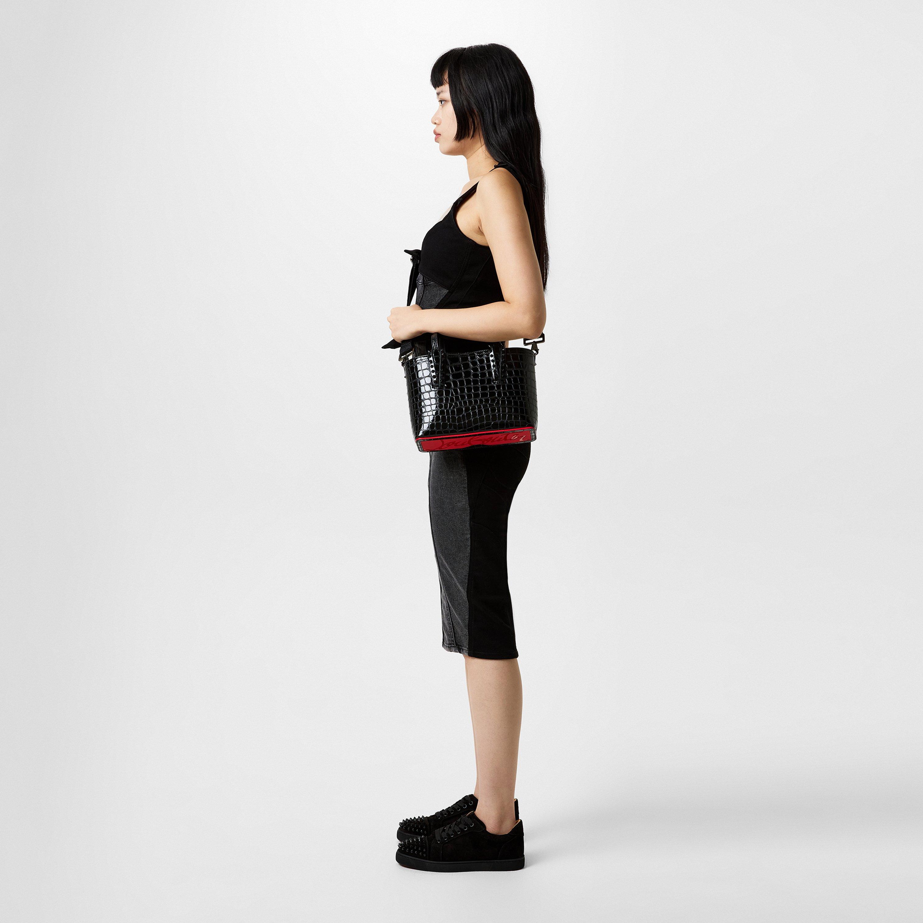 Blk/Blk B049 - Christian Louboutin - Women's Suede Vieira Spikes Veau Velour Trainers - 5