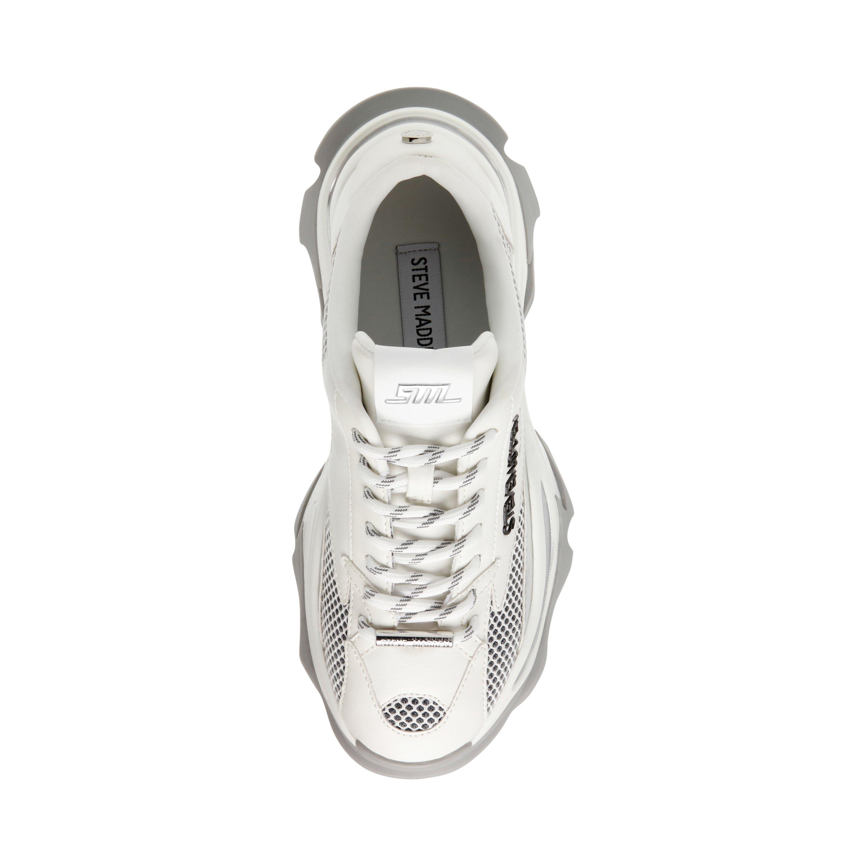 Wit/Zilver - Steve Madden - Women's Zoomz Chunky Trainers - 6