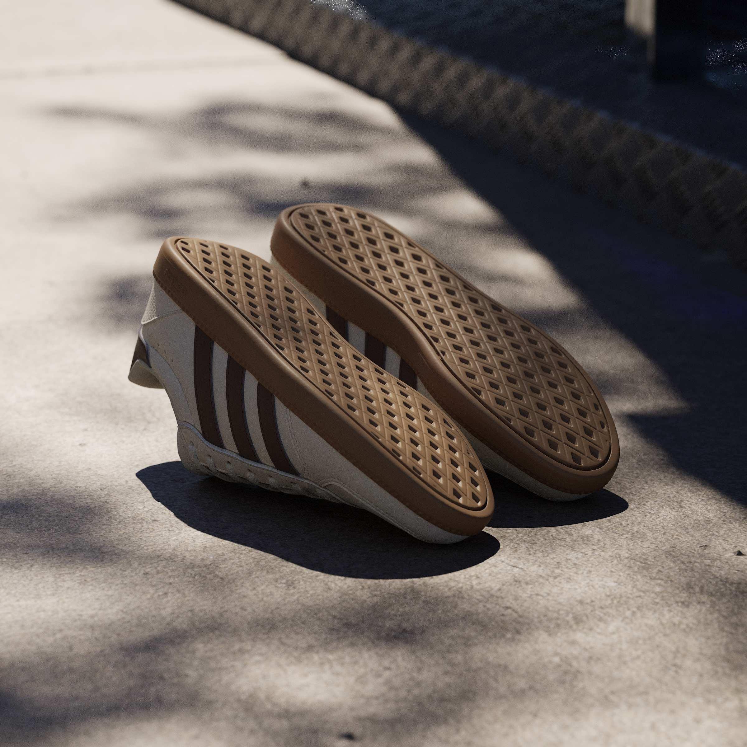 White/Brown/Gum - adidas - Breaknet Sleek Womens Shoes - 11