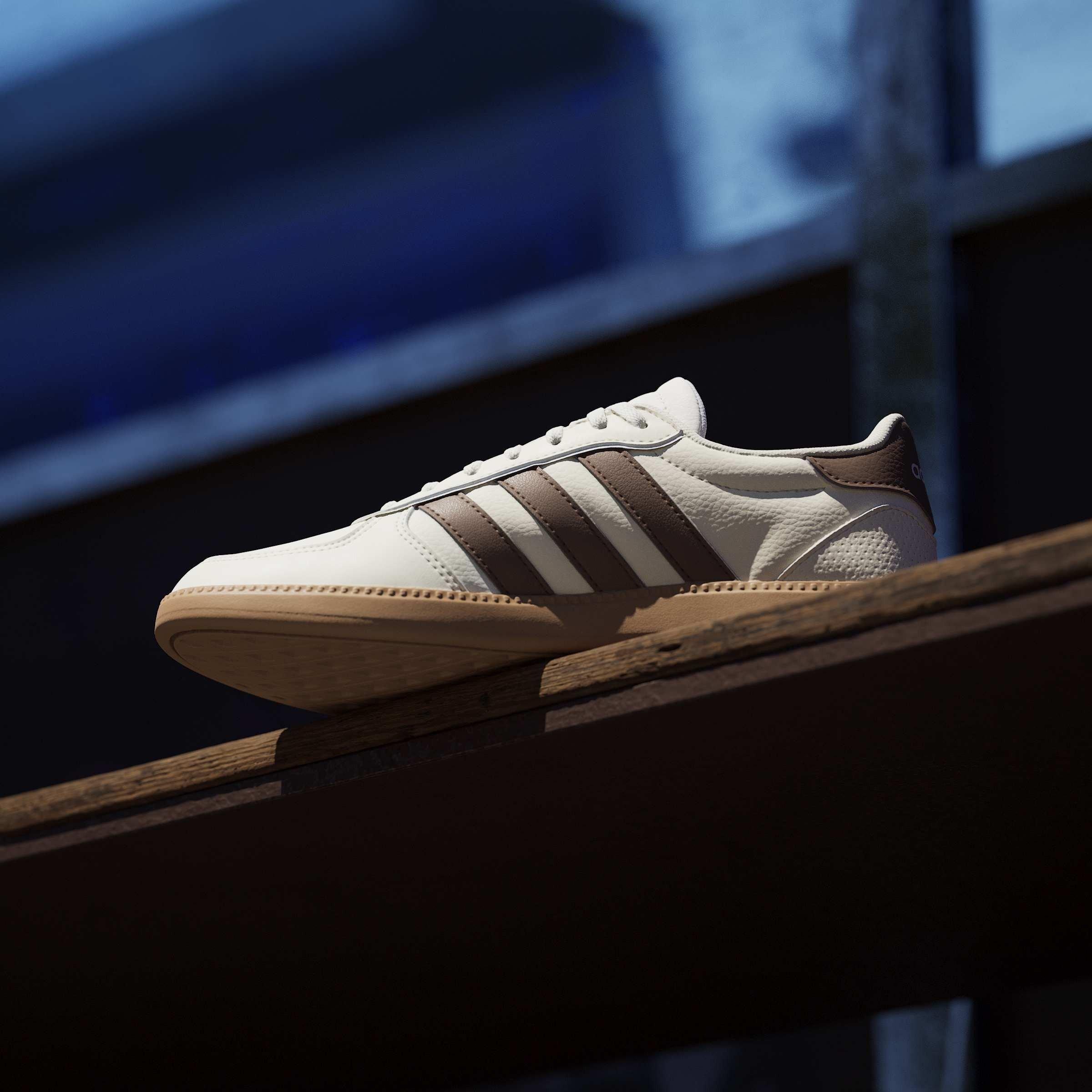 White/Brown/Gum - adidas - Breaknet Sleek Womens Shoes - 14