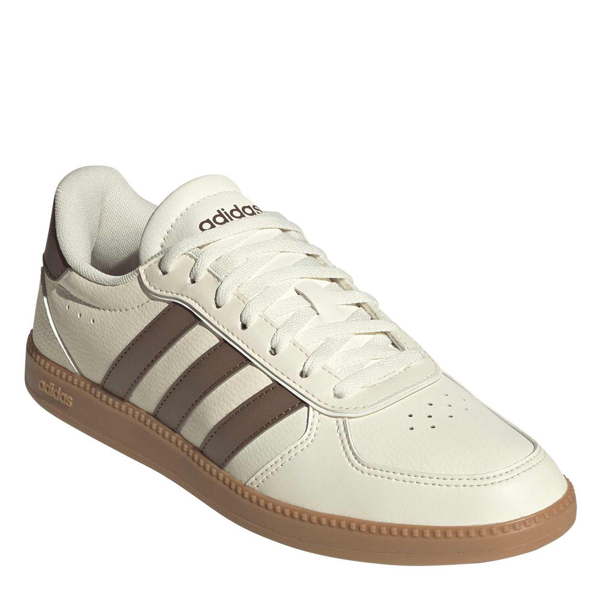 White/Brown/Gum - adidas - Breaknet Sleek Womens Shoes - 3