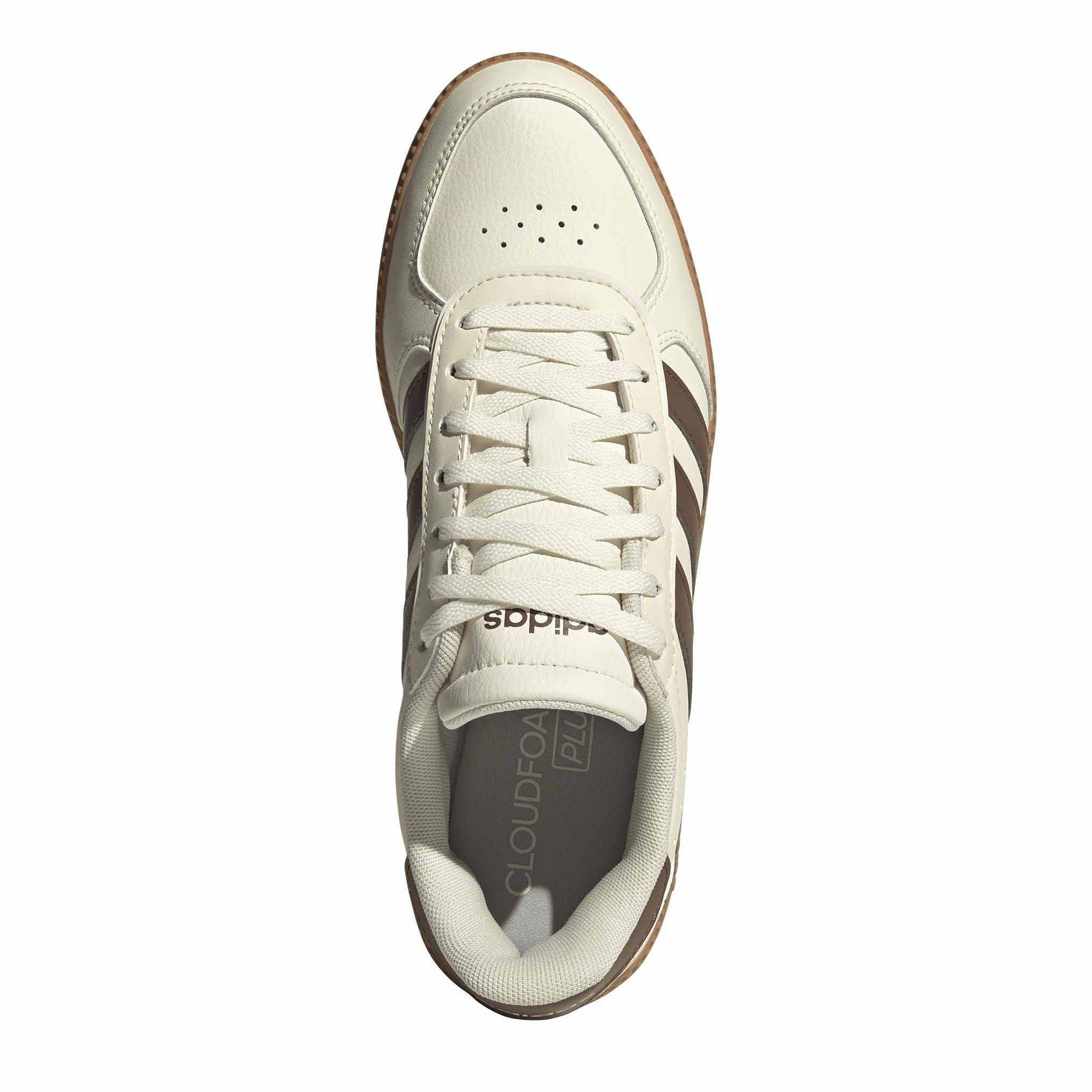 White/Brown/Gum - adidas - Breaknet Sleek Womens Shoes - 5