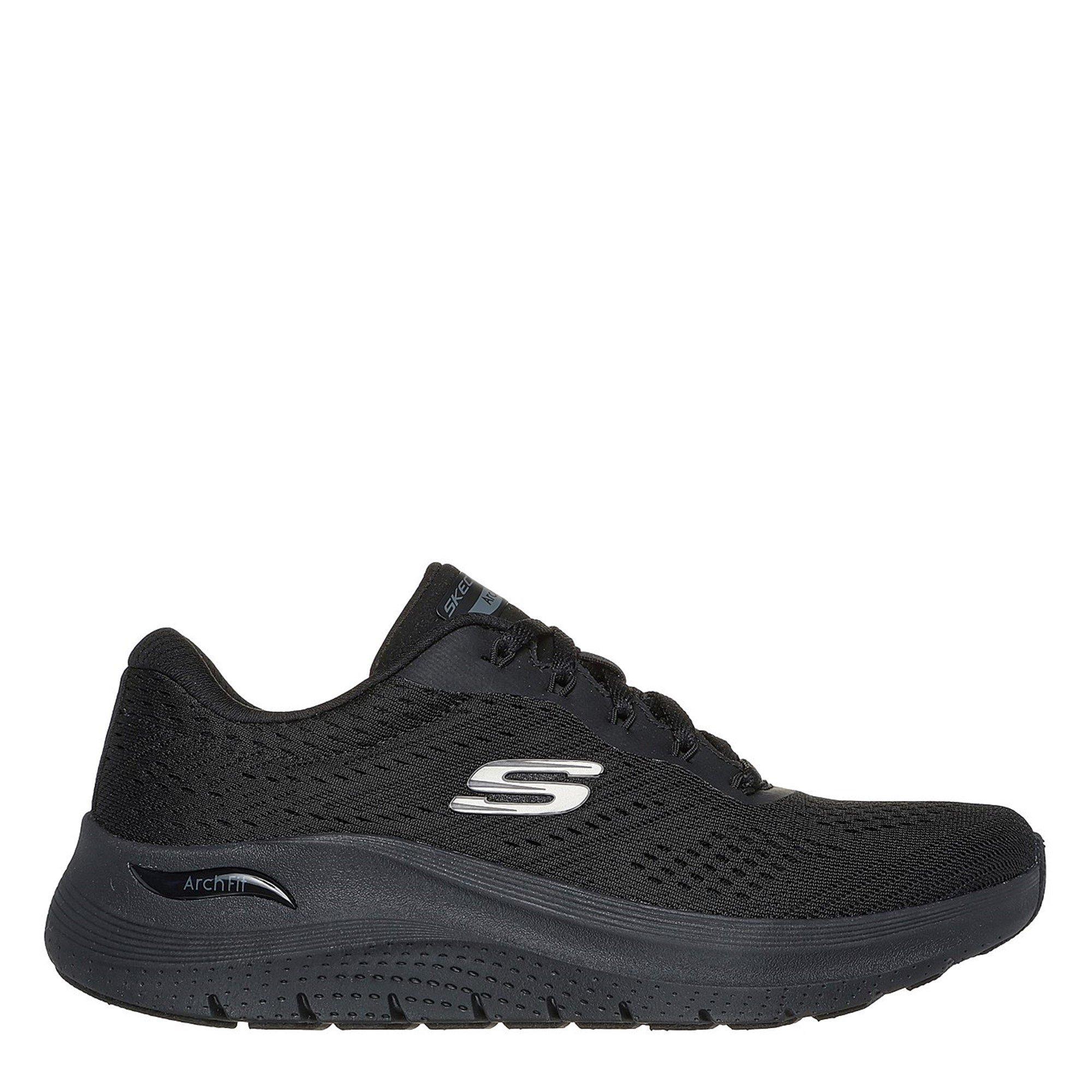 Black - Skechers - Classic Low-Top Trainers - 3