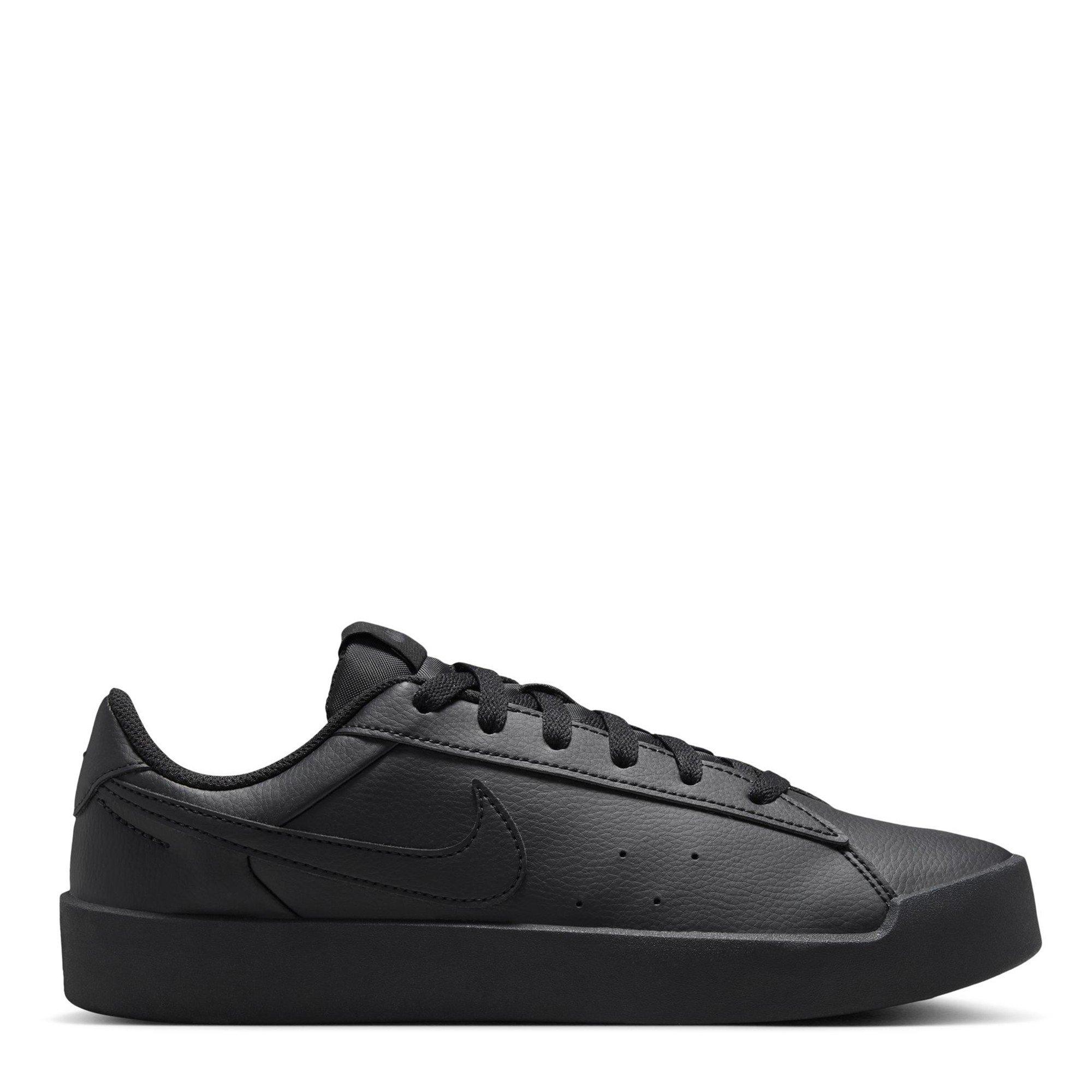 Nike Women's Court Heritage Ld64 - Triple Black - 6.5 (40.5)