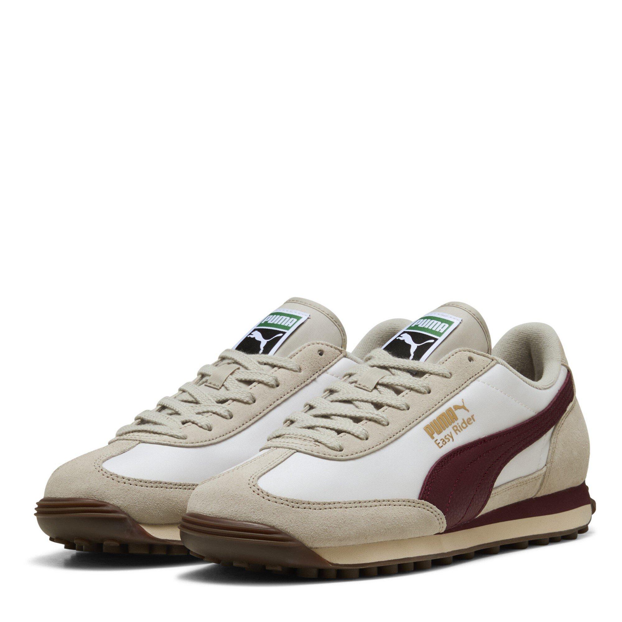 Puma Women's Easy Rider Low-Top Trainers - White/Burg - 6 (39)