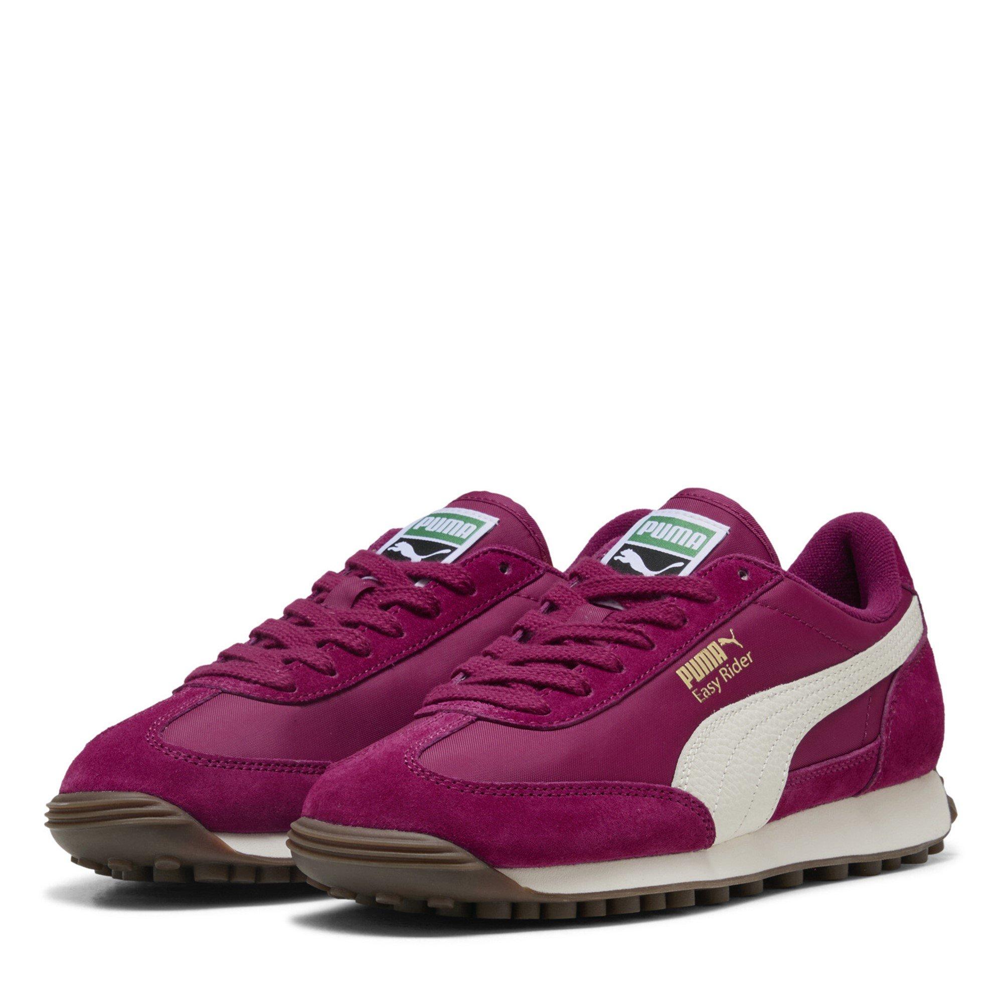Puma Women's Easy Rider Low-Top Trainers - Berry/White - 5 (38)