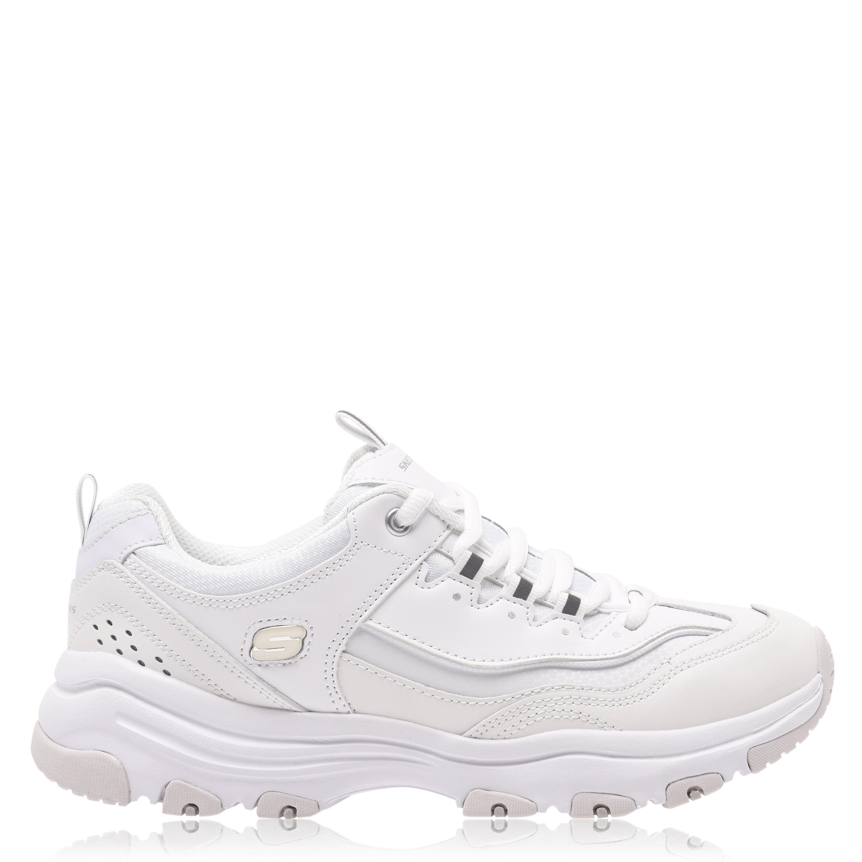 Skechers Women's Dlite Trainers - White - 7 (40)