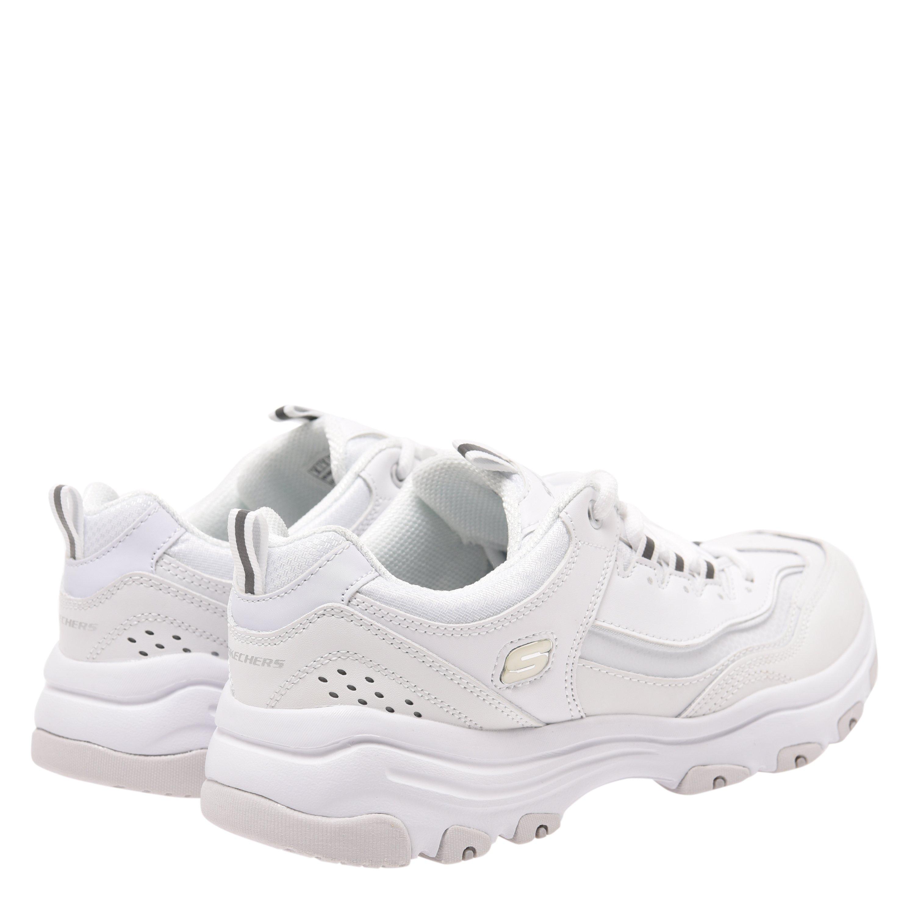 Blanc - Skechers - DLite Trainers Ladies - 5