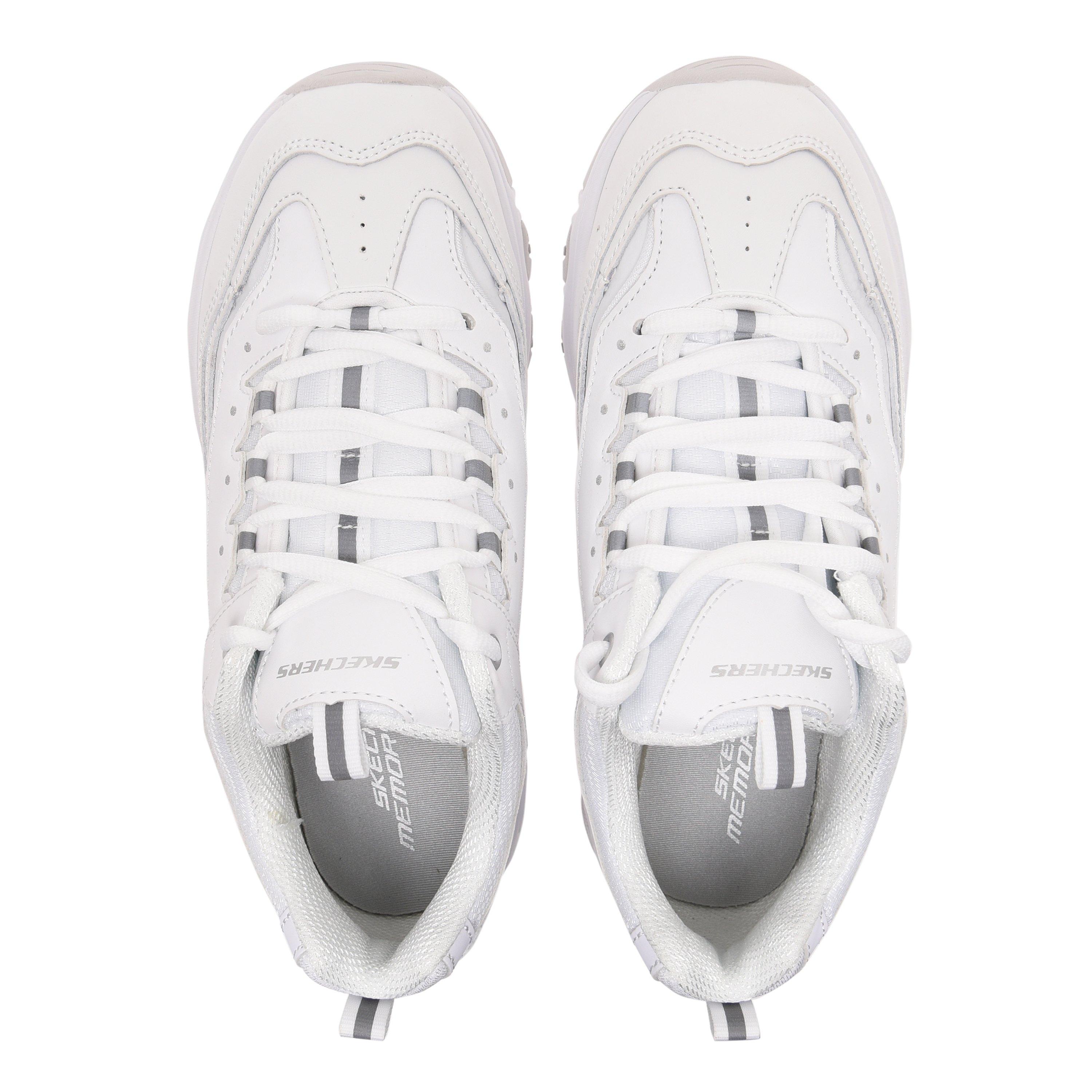 Blanc - Skechers - DLite Trainers Ladies - 6