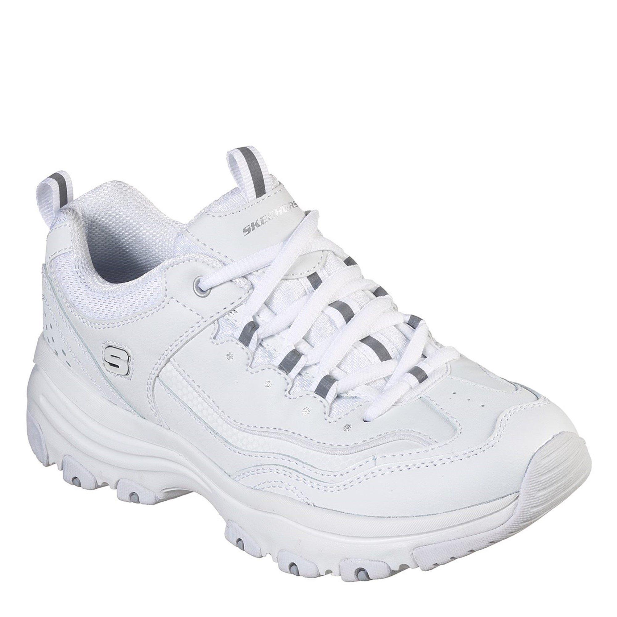 Blanc - Skechers - DLite Trainers Ladies - 7