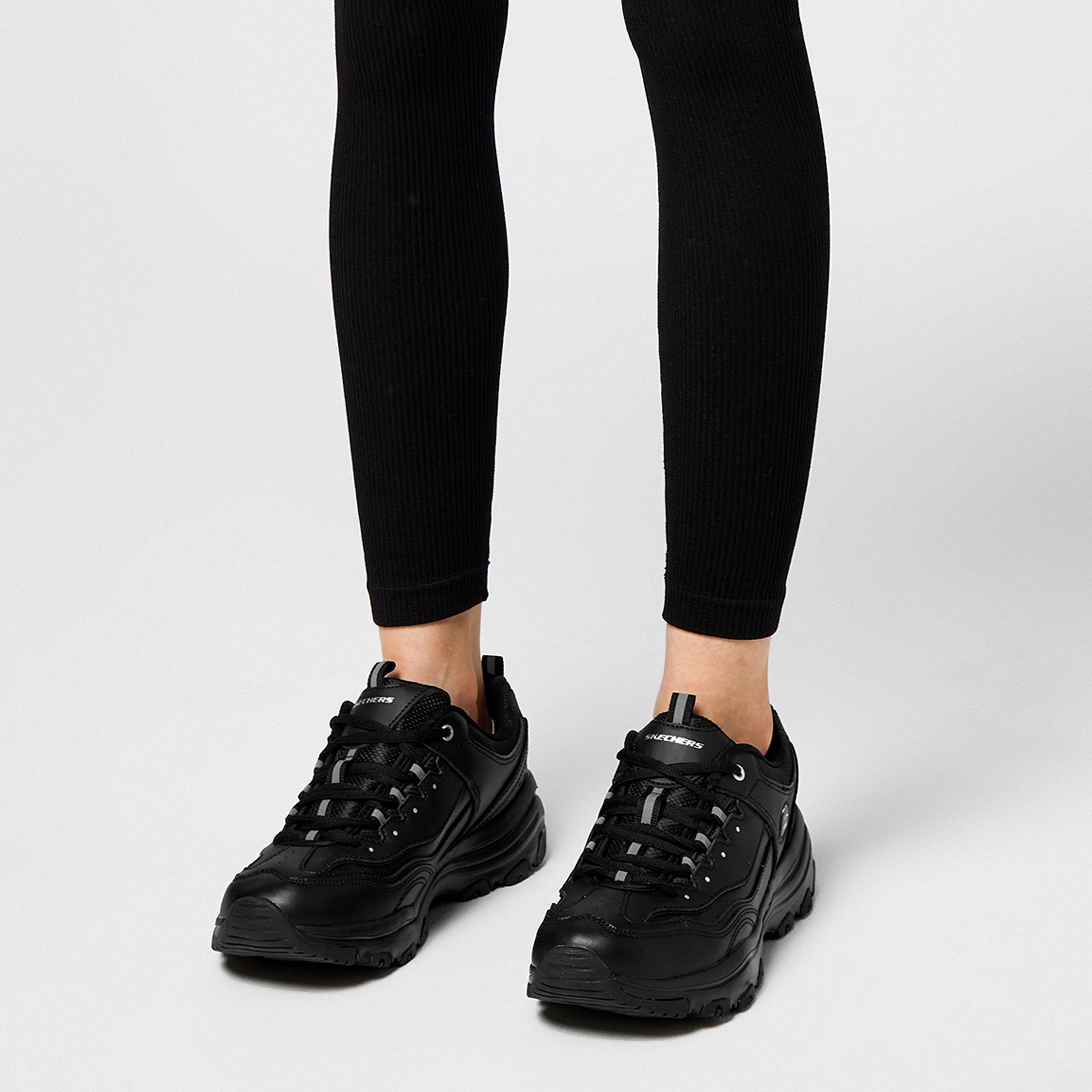 Nero - Skechers - DLite Trainers Ladies - 2