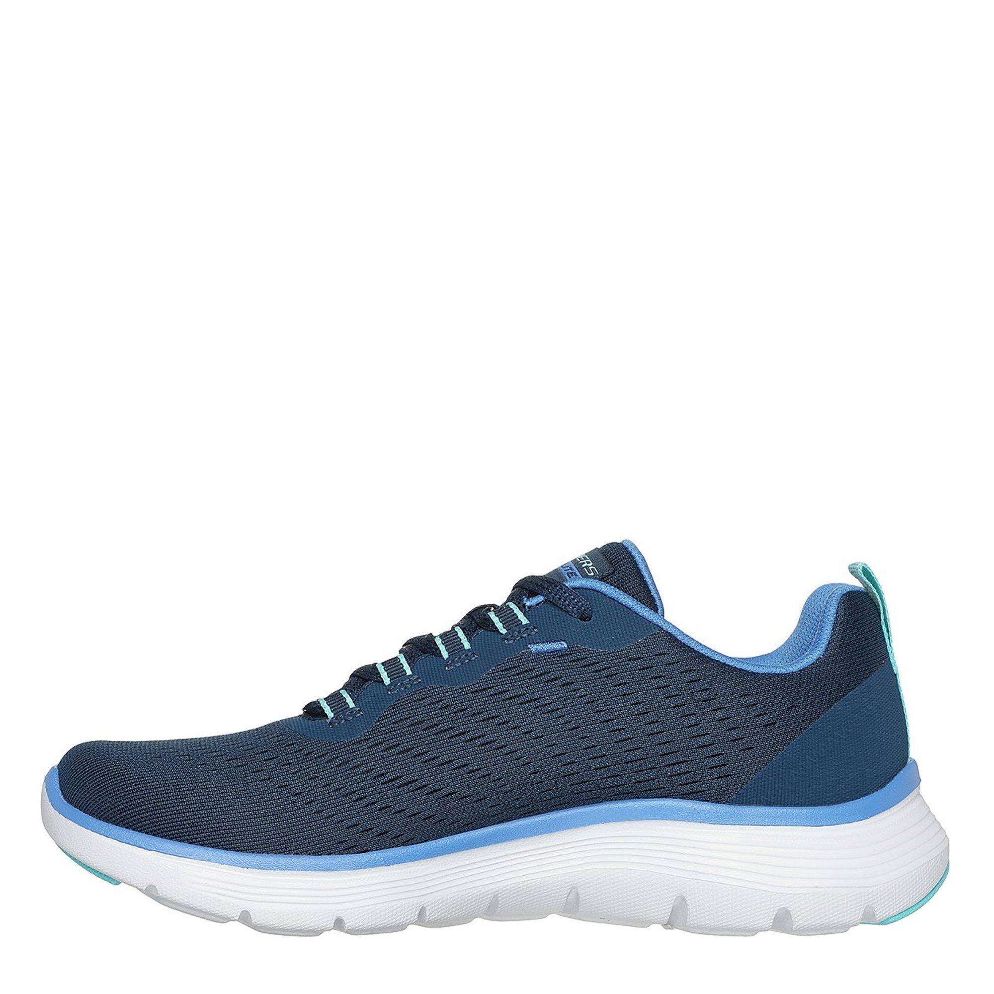 Navy/Blue - Skechers - Engineered Mesh Low-Top Trainers - 2