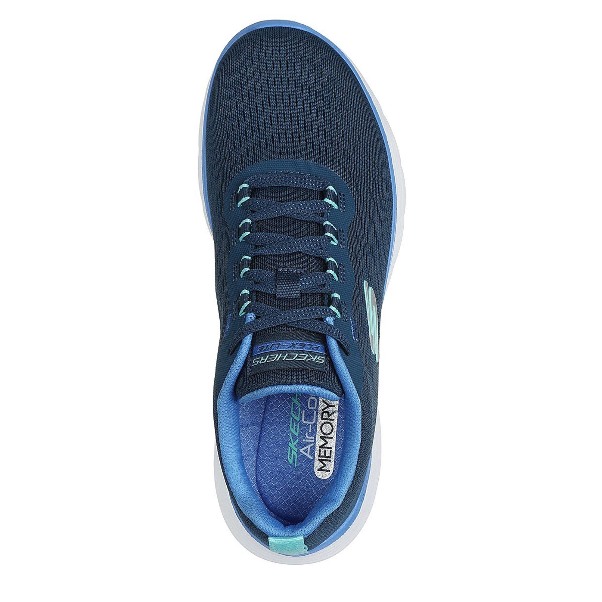Navy/Blue - Skechers - Engineered Mesh Low-Top Trainers - 5