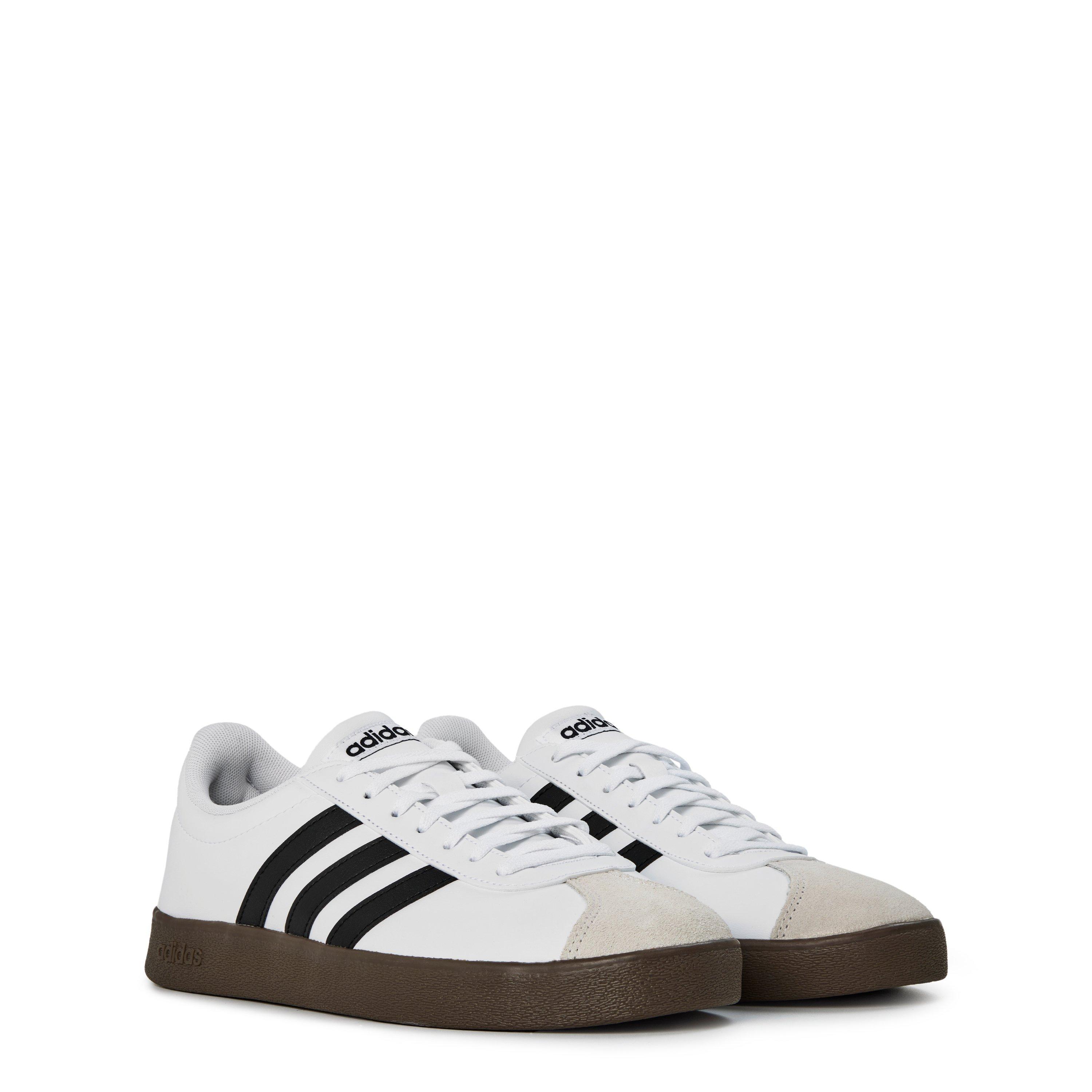Wht/Blk/Kaugummi - adidas - VL Court Base Womens Shoes - 4