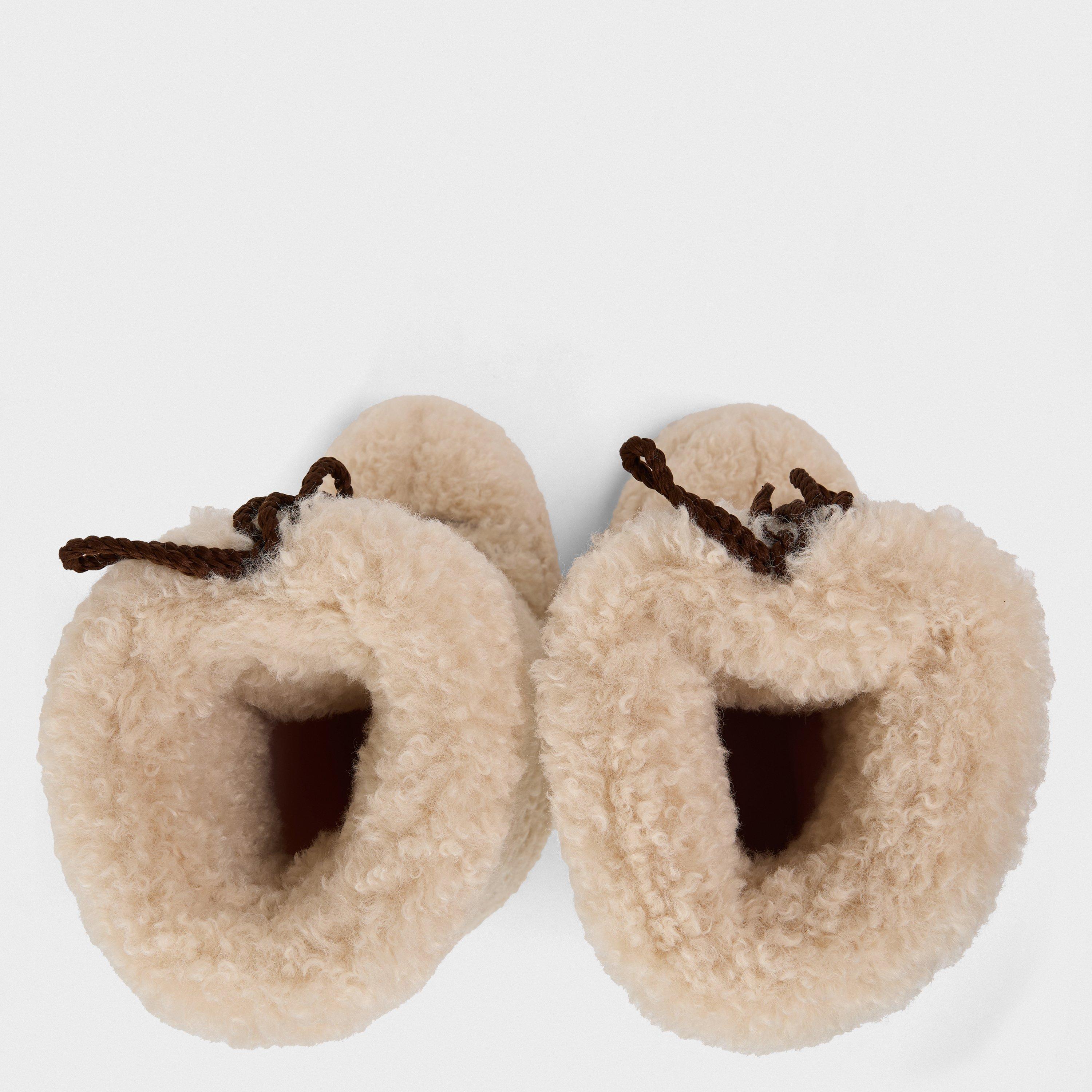 Ecru - Moon Boot - Women's Curly Extra Snow Boots - 5