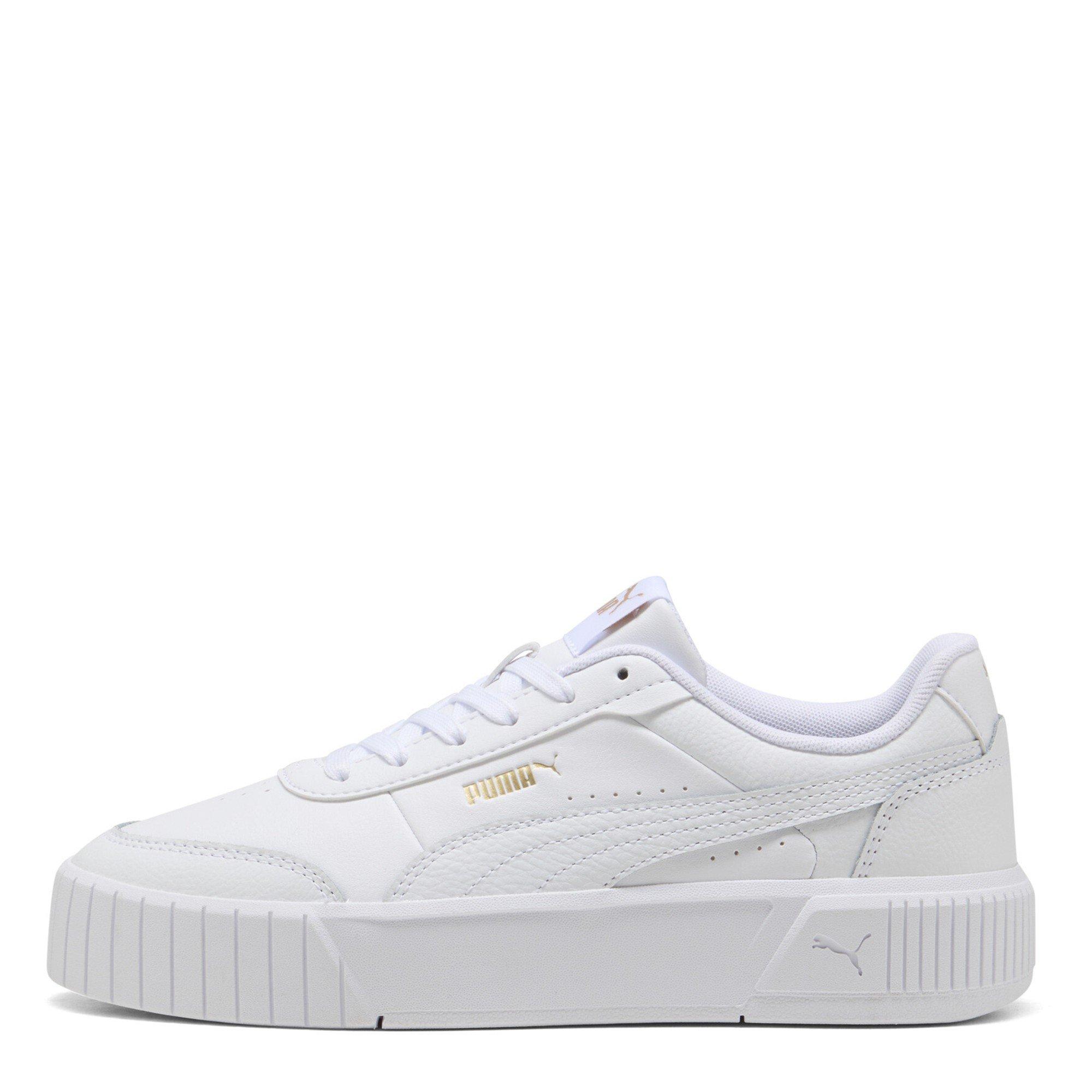 White-Gold - Puma - Women's Carina Mia Classic Low-Top Trainers - 2
