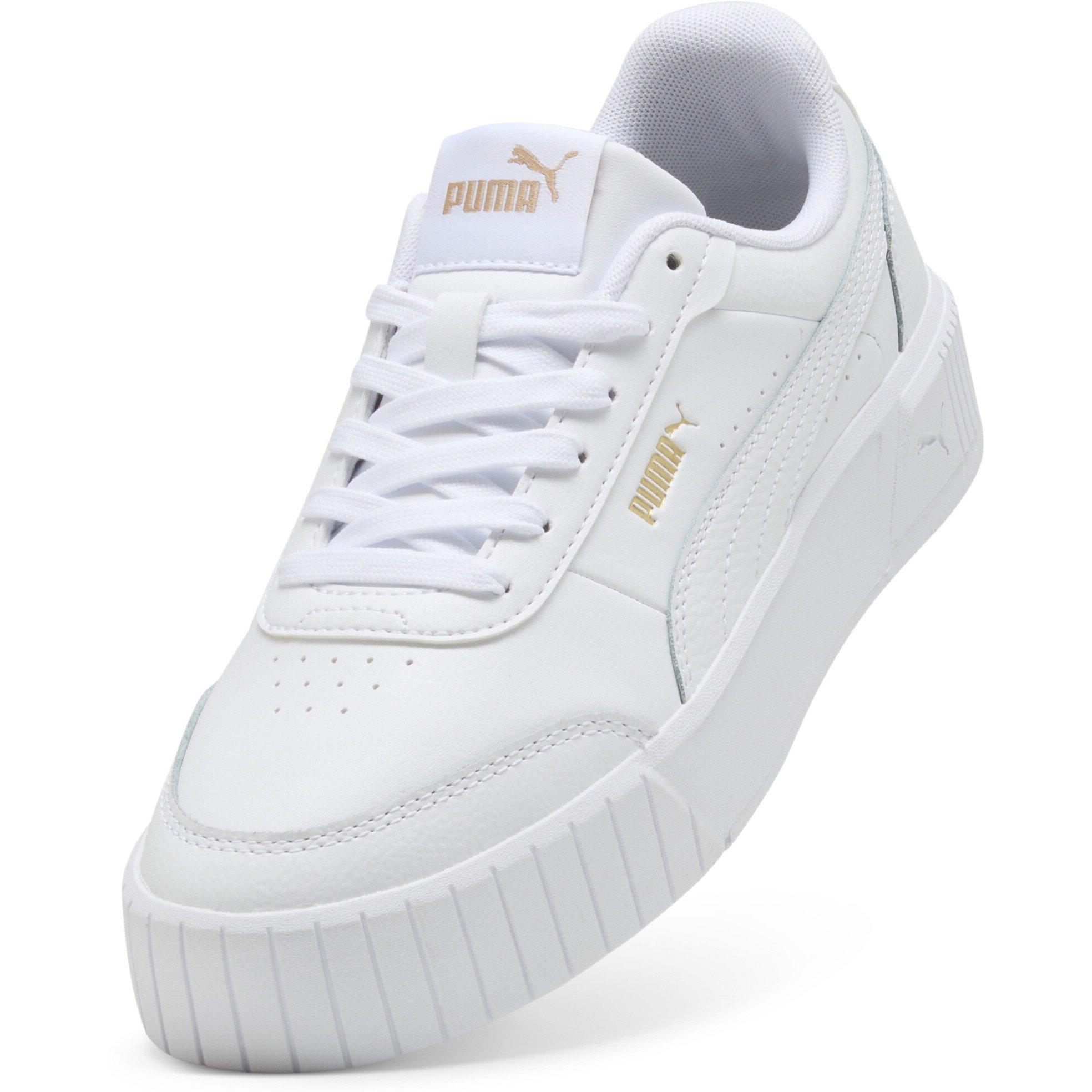 White-Gold - Puma - Women's Carina Mia Classic Low-Top Trainers - 6