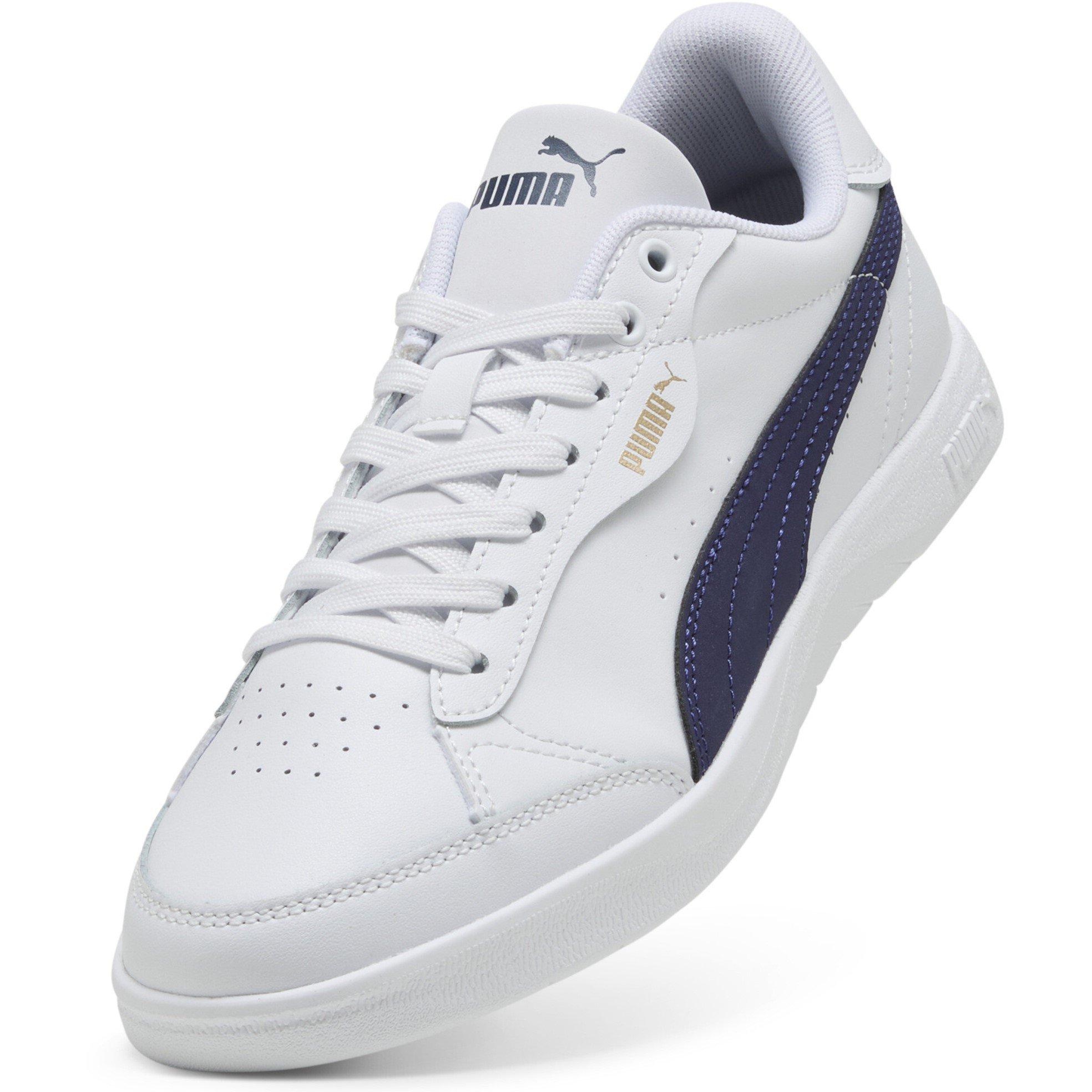 White/Deep Plum - Puma - Women's Vikky Star Casual Low-Top Trainers - 6