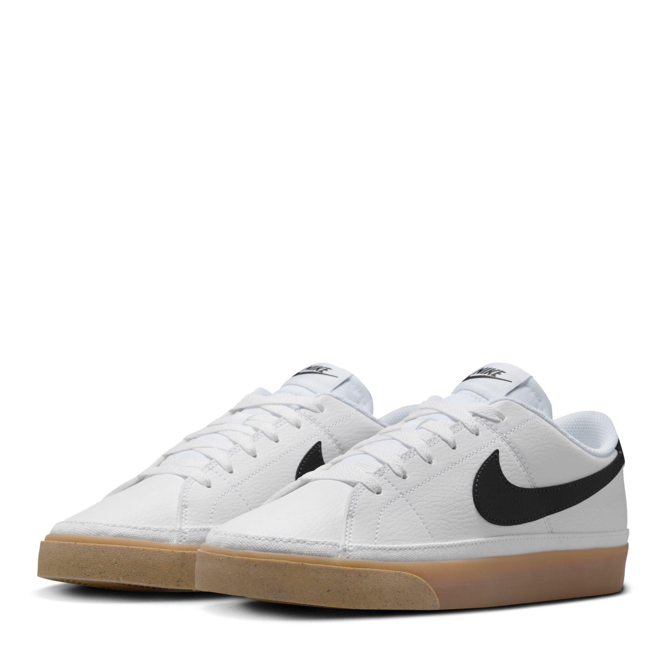 Wht/Yell-Volt - Nike - Court Legacy Next Nature Womens Shoes - 4