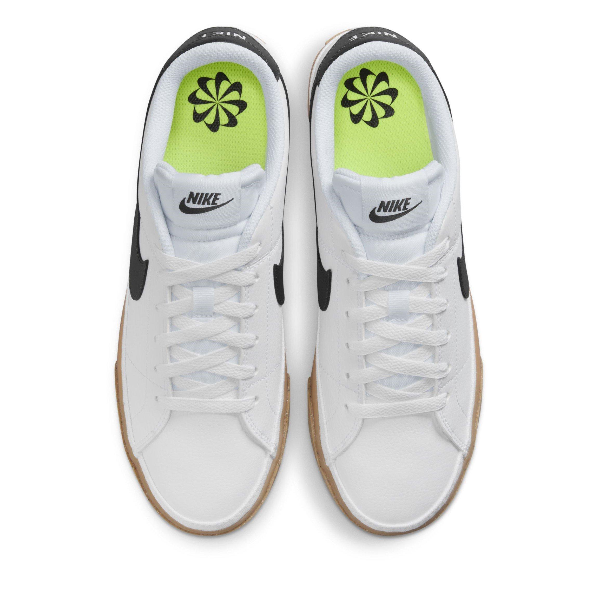 Wht/Yell-Volt - Nike - Court Legacy Next Nature Womens Shoes - 5