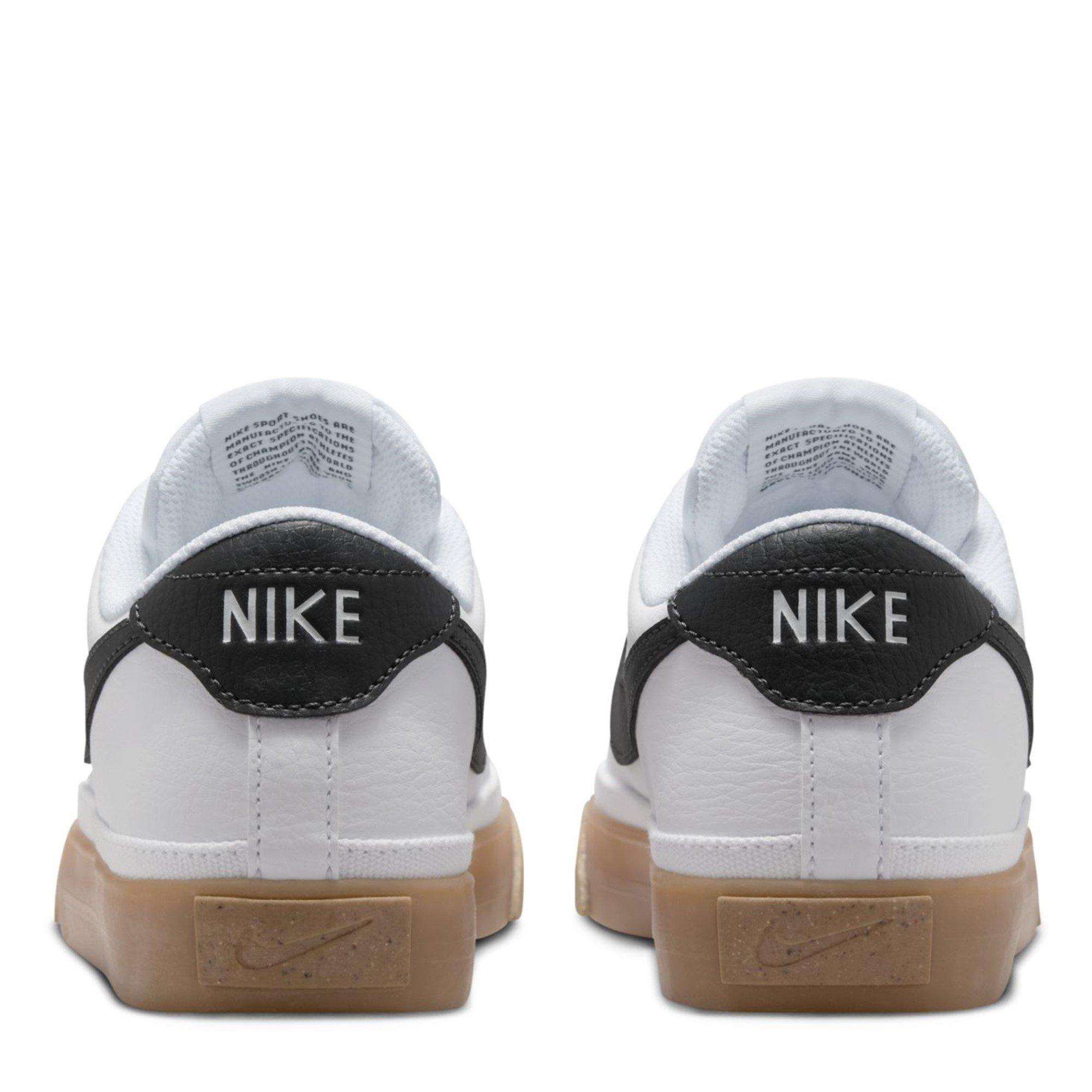 Wht/Yell-Volt - Nike - Court Legacy Next Nature Womens Shoes - 6