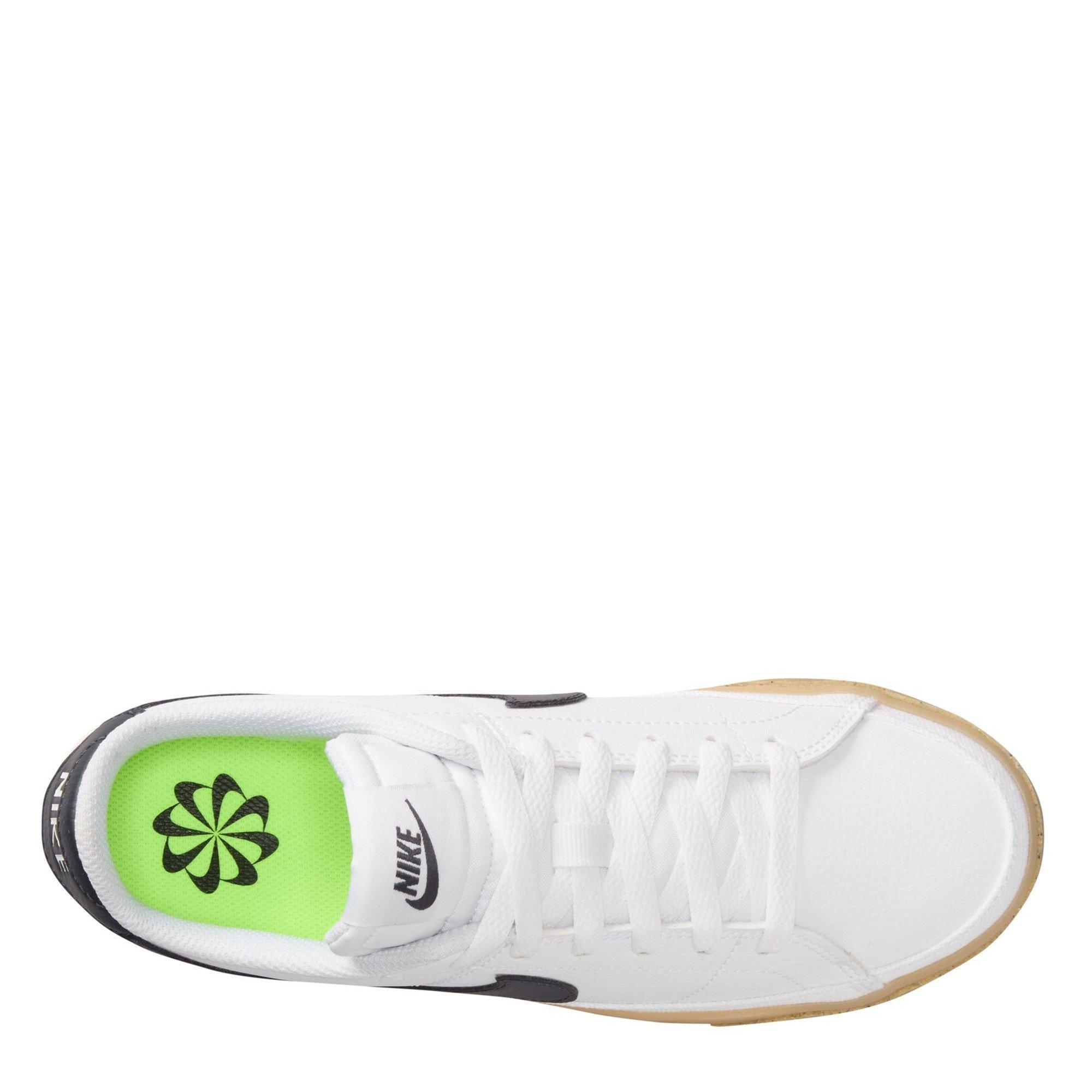 Wht/Yell-Volt - Nike - Court Legacy Next Nature Womens Shoes - 9