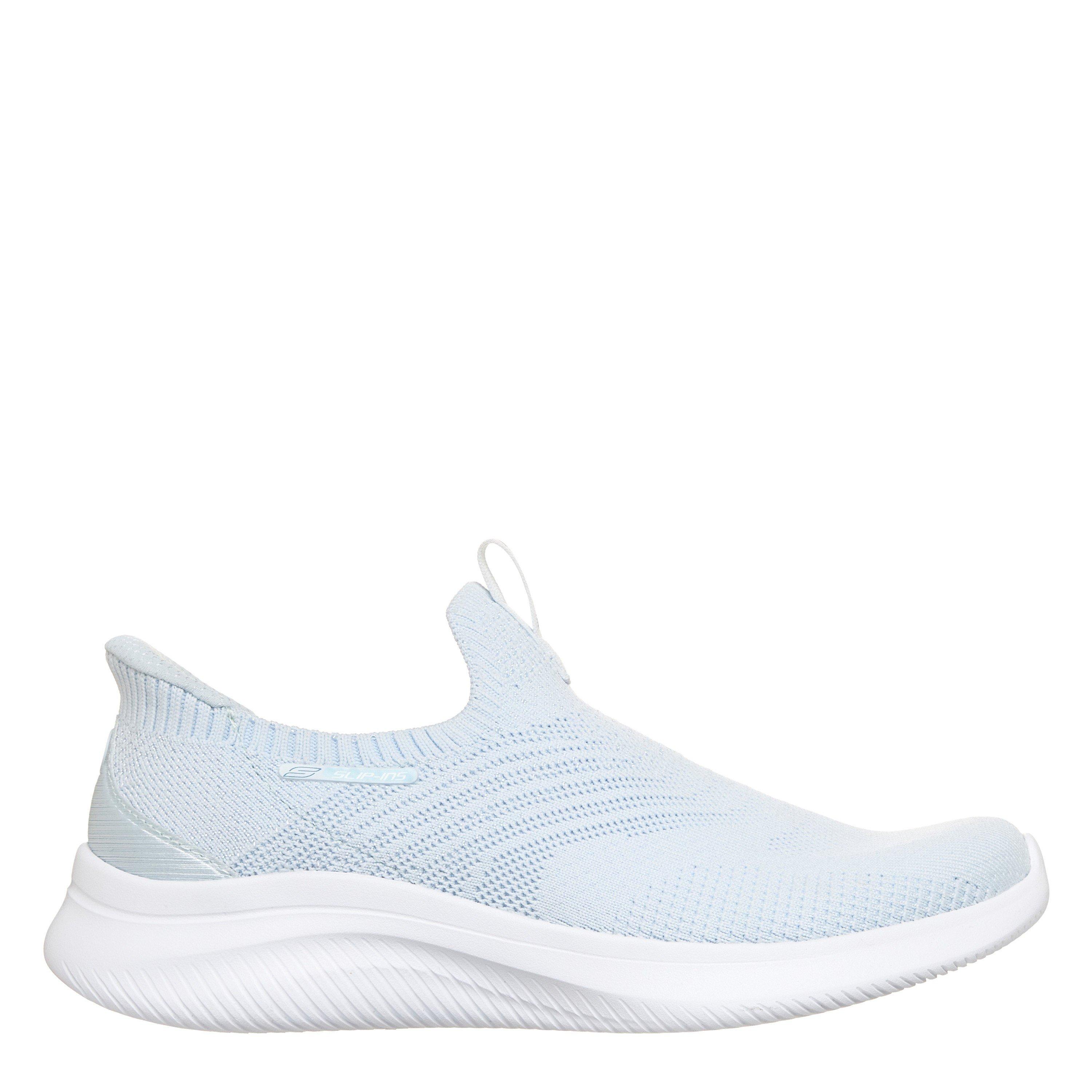 Skechers Women's Slip On Trainers - Light Blue - 8 (41)