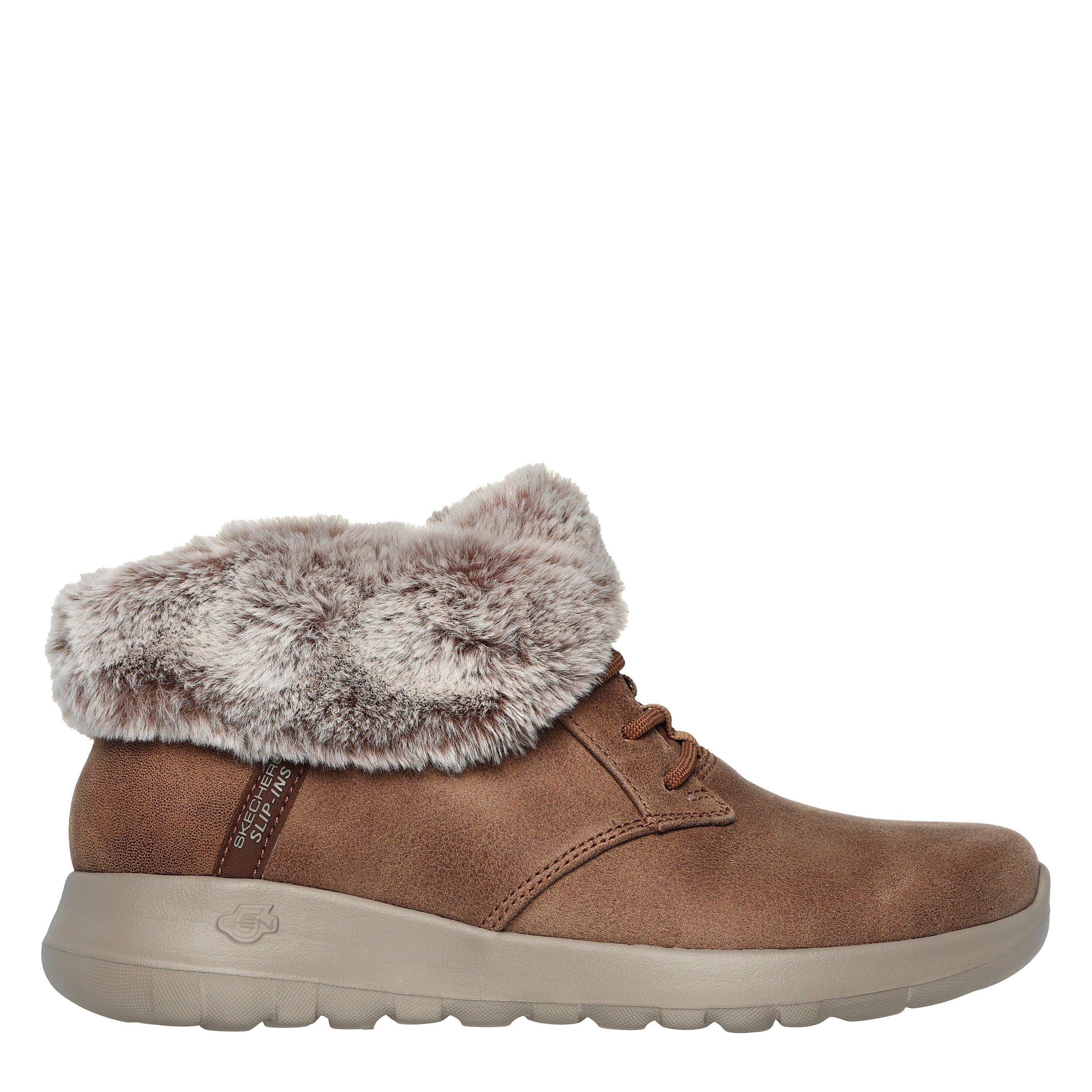 Skechers Women's Go Joy Cozy Charm Slip-On Trainers - Chestnut - 4 (37)