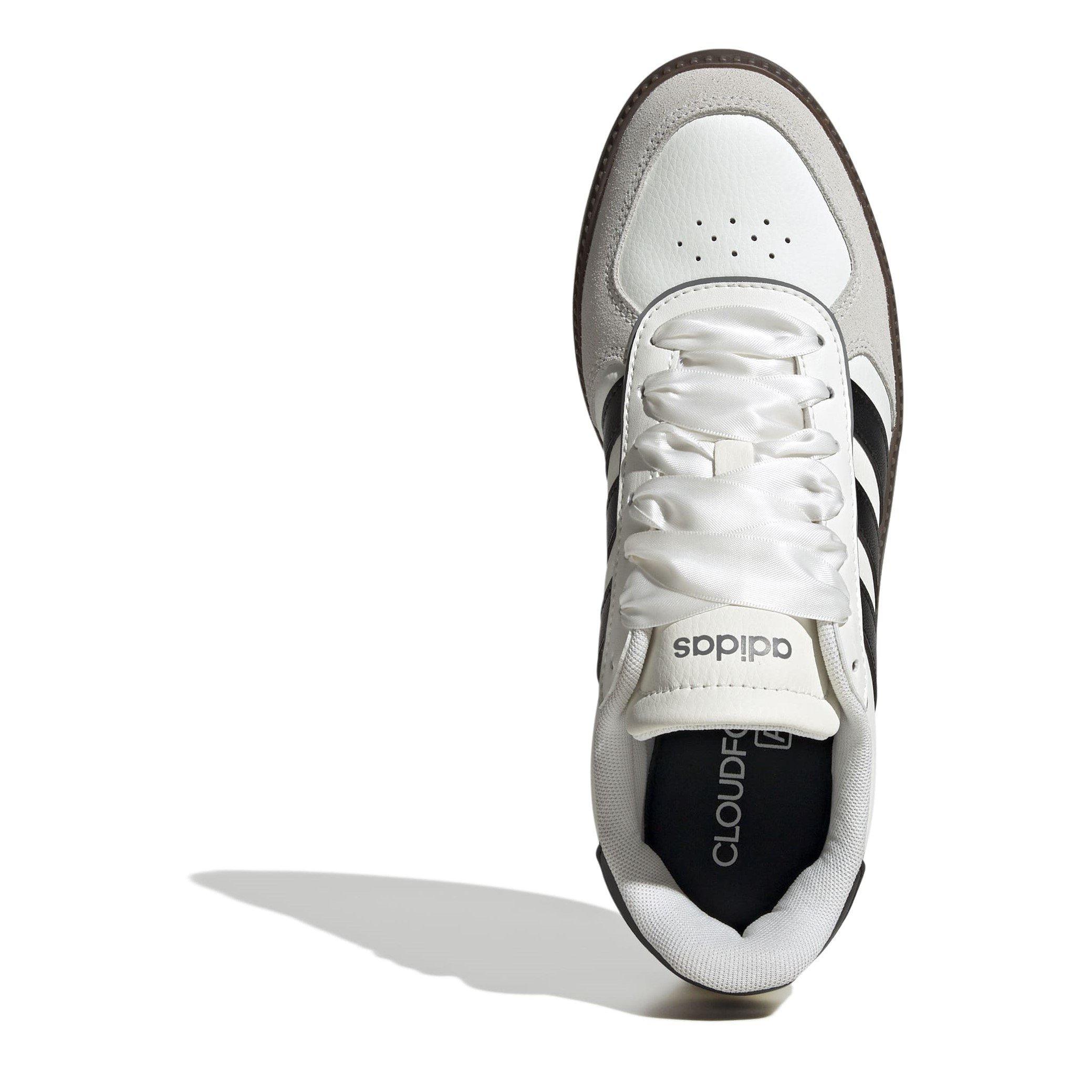 Wht/Blk/Grey - adidas - Breaknet Low-Top Trainers - 5