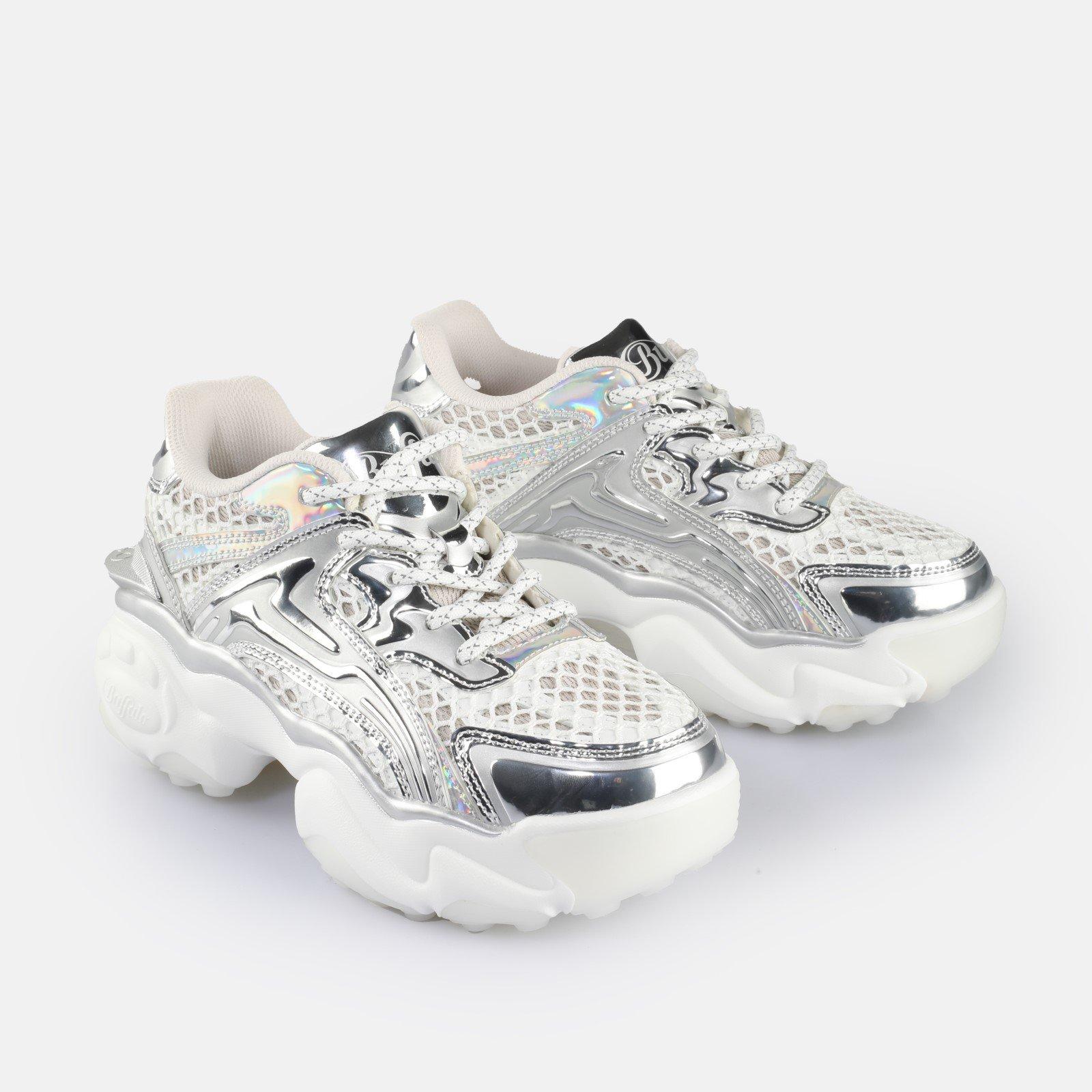 White/Silver - Buffalo - Scortec Trainers - 5