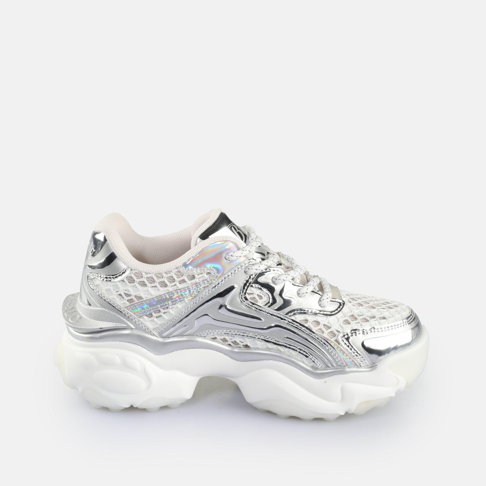 White/Silver - Buffalo - Scortec Trainers - 8