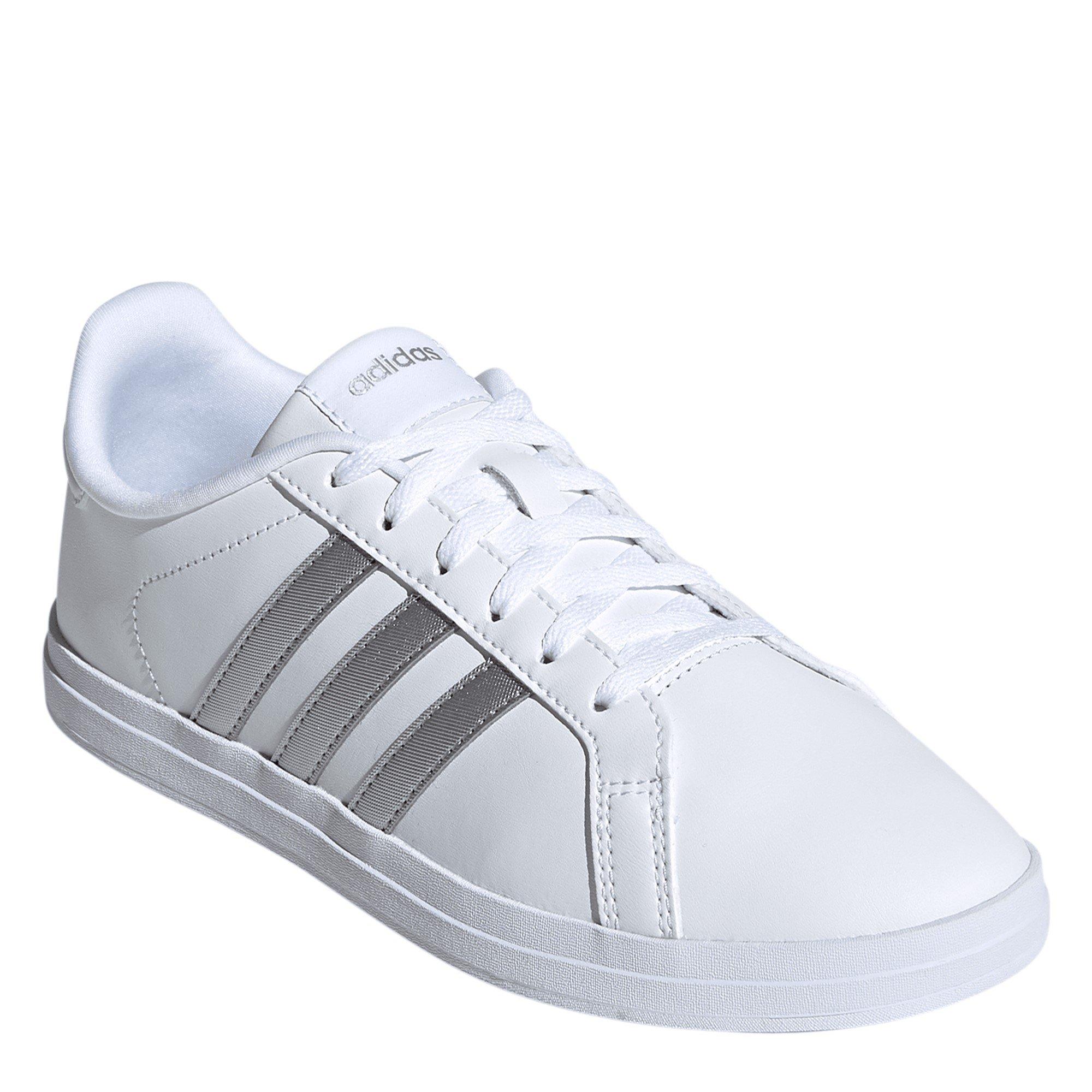Wit/Grijs - adidas - Courtpoint Trainers Womens - 3