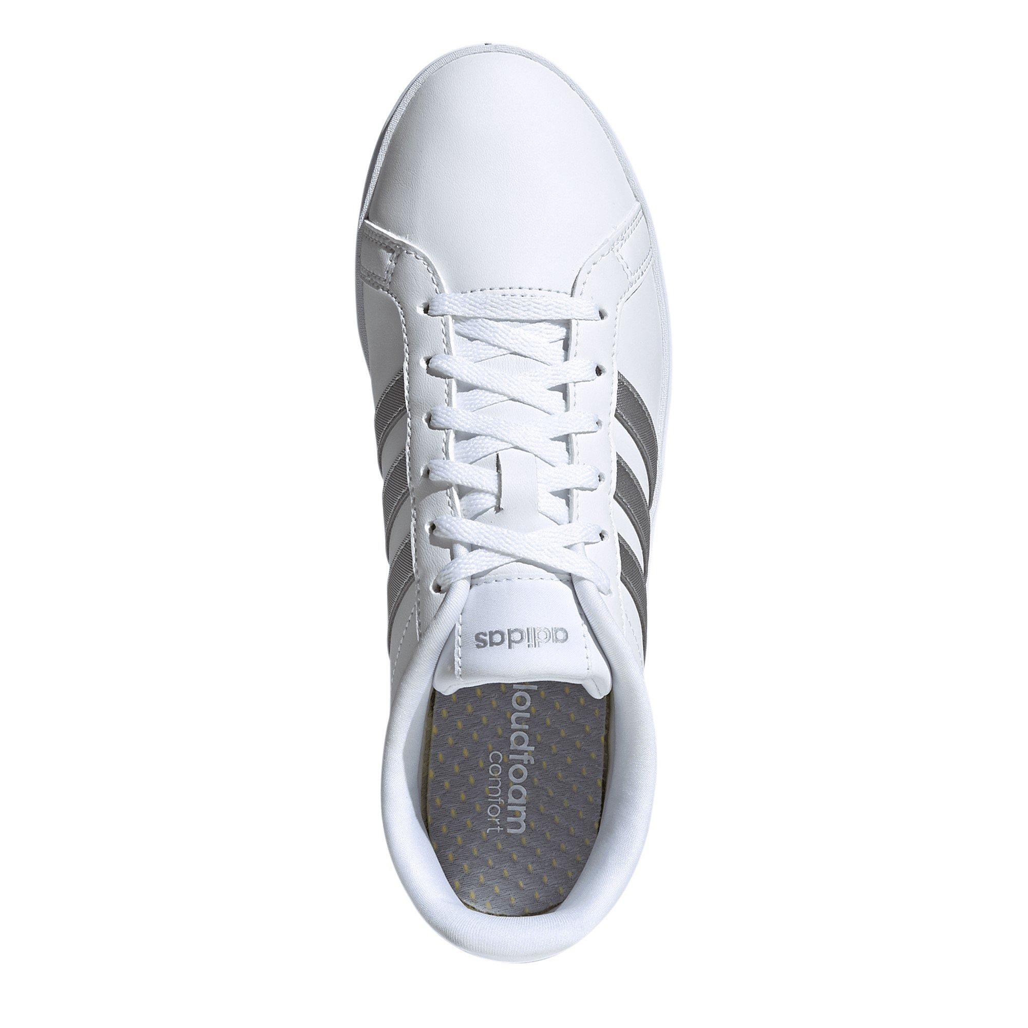 Wit/Grijs - adidas - Courtpoint Trainers Womens - 5